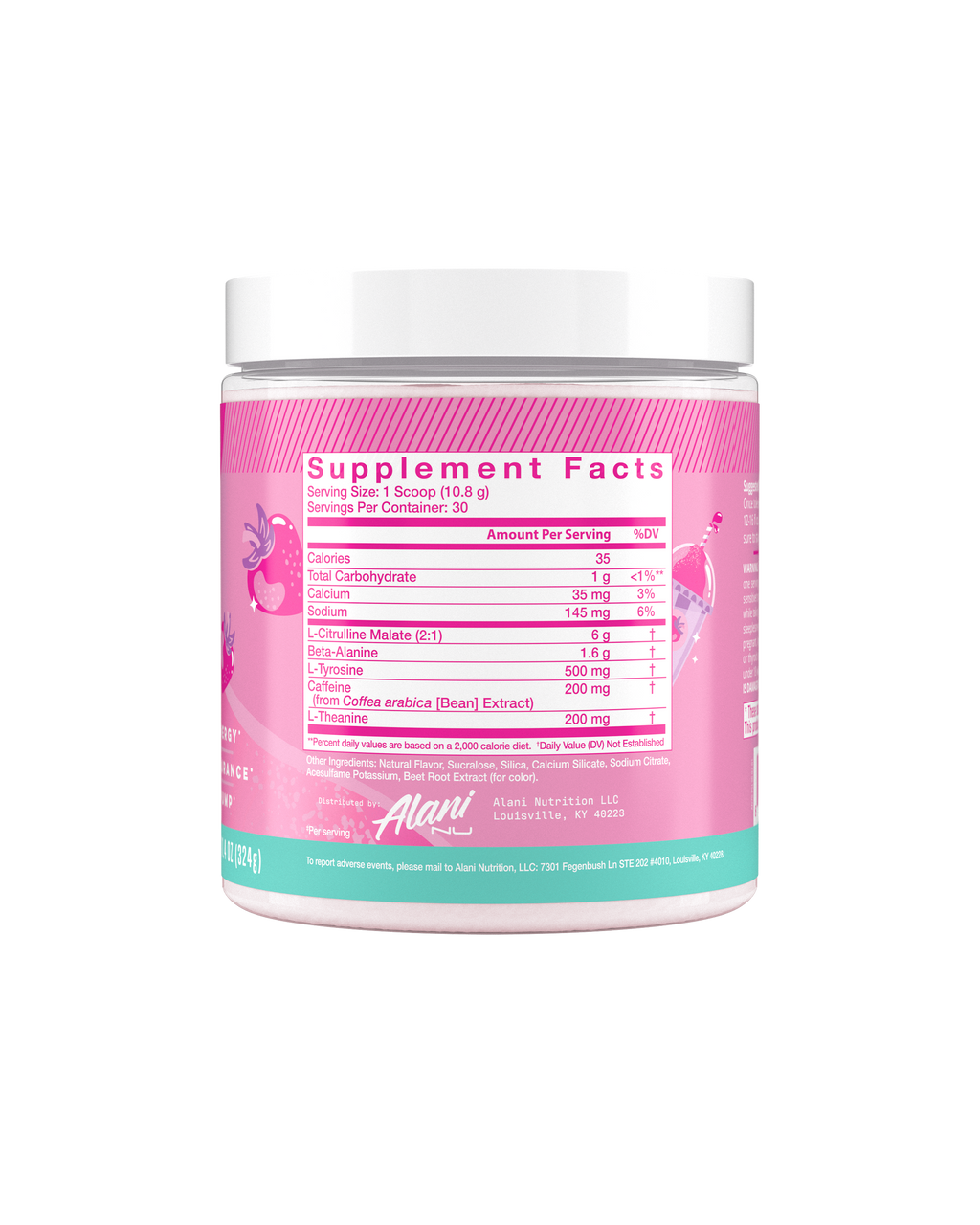 Alani Nu Pre-Workout - Pink Slush T6 - image 2
