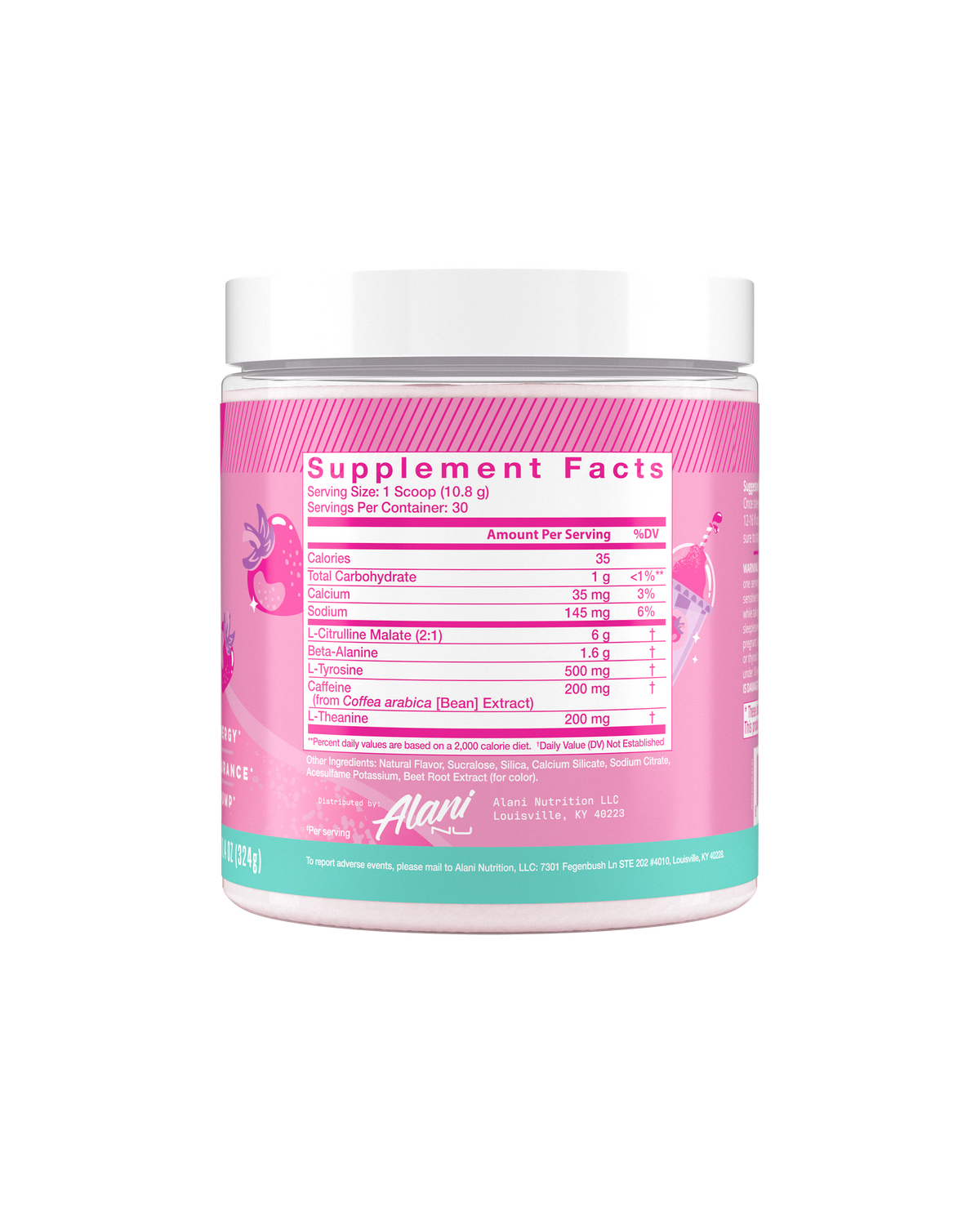 Alani Nu Pre-Workout - Pink Slush T6 - image 2