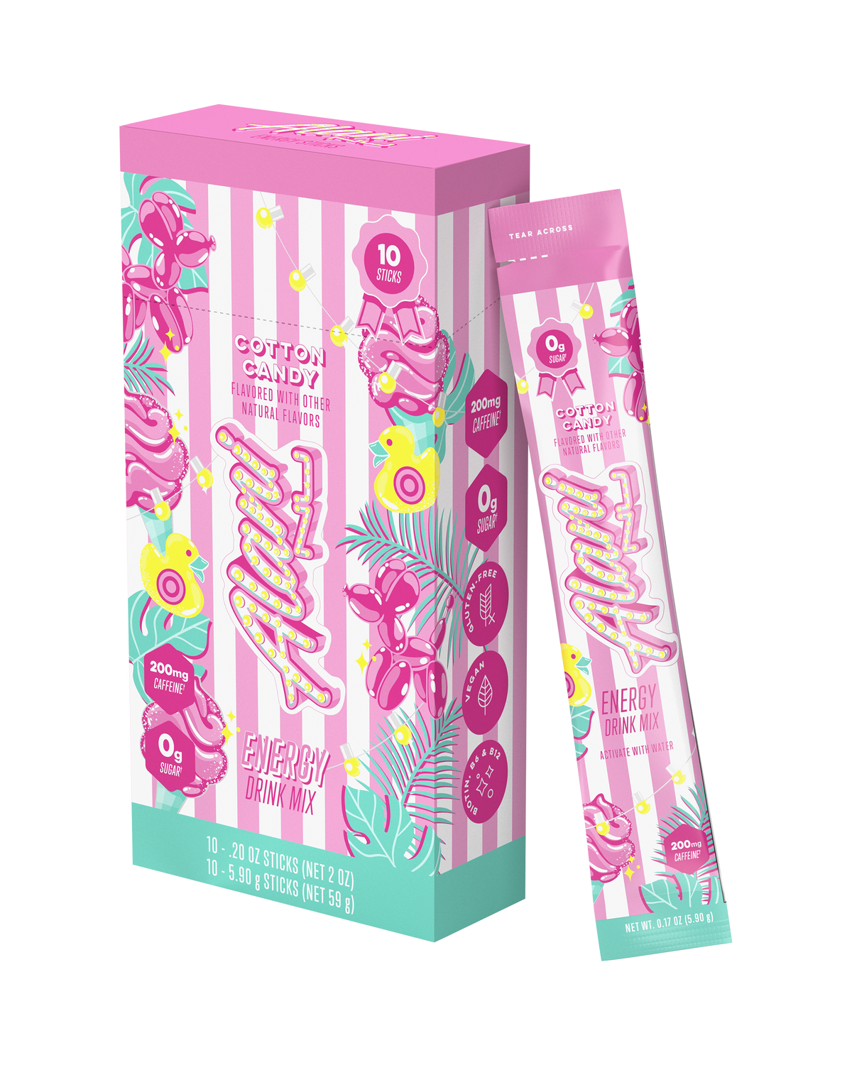 Alani Nu Energy Sticks - Cotton Candy F7 - image 2