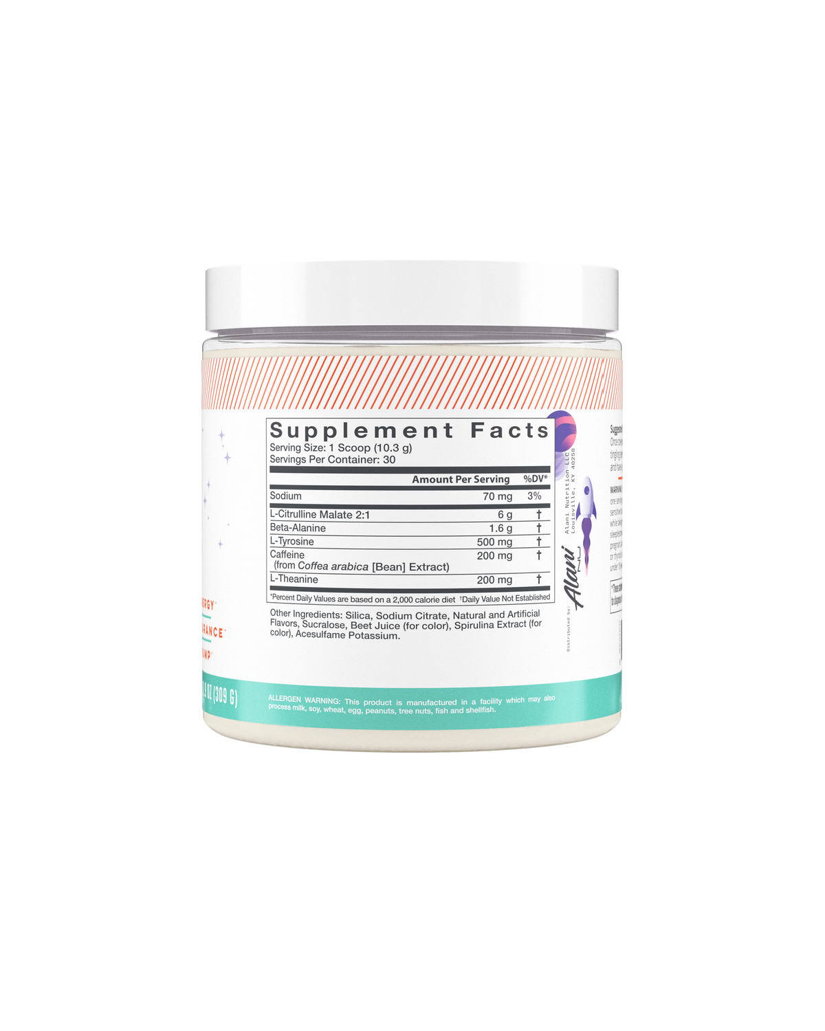 Alani Nu Pre-Workout - Galaxy Lemonade Y1 - image 3