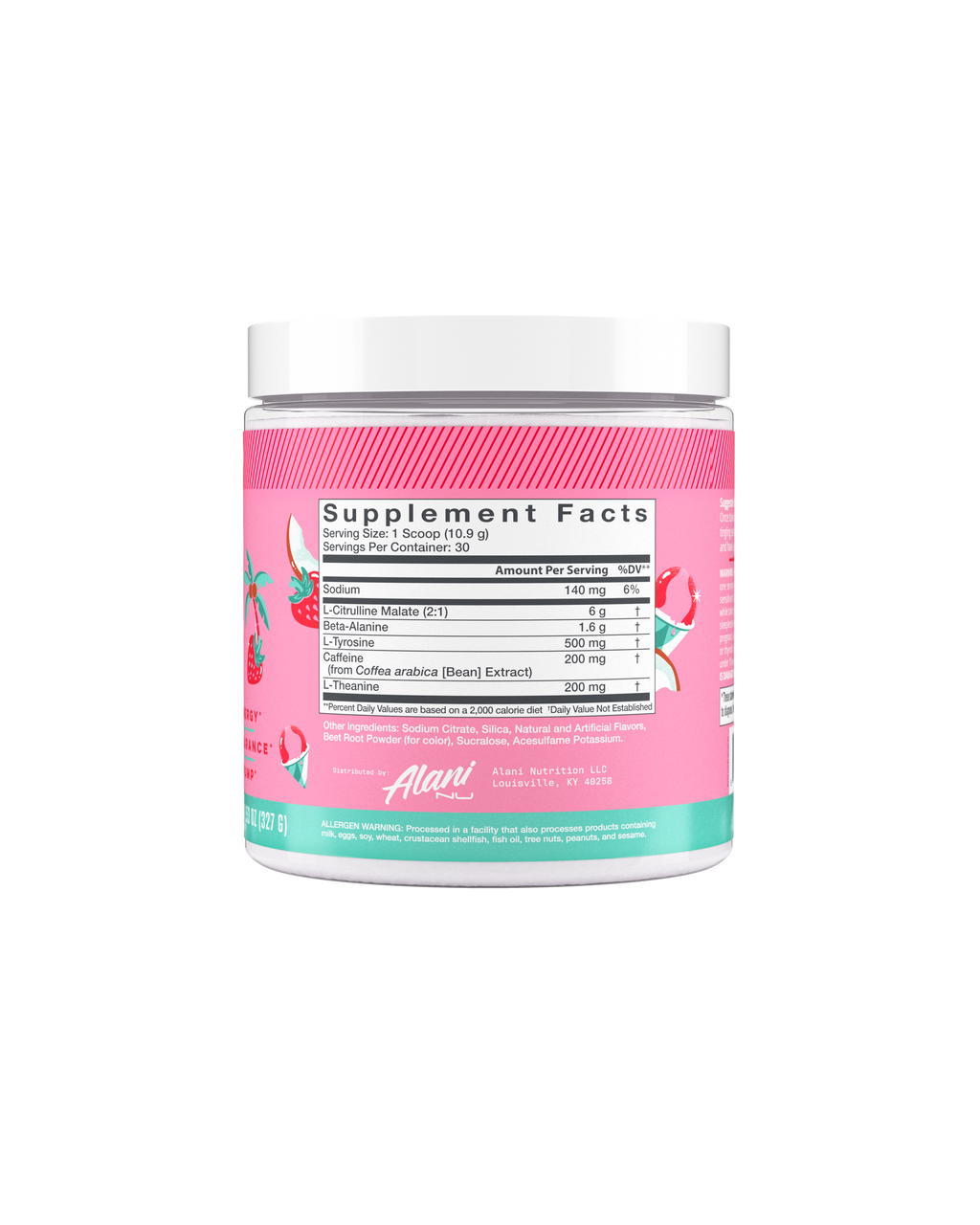 Alani Nu Pre-Workout - Hawaiian Shaved Ice B5 - image 3