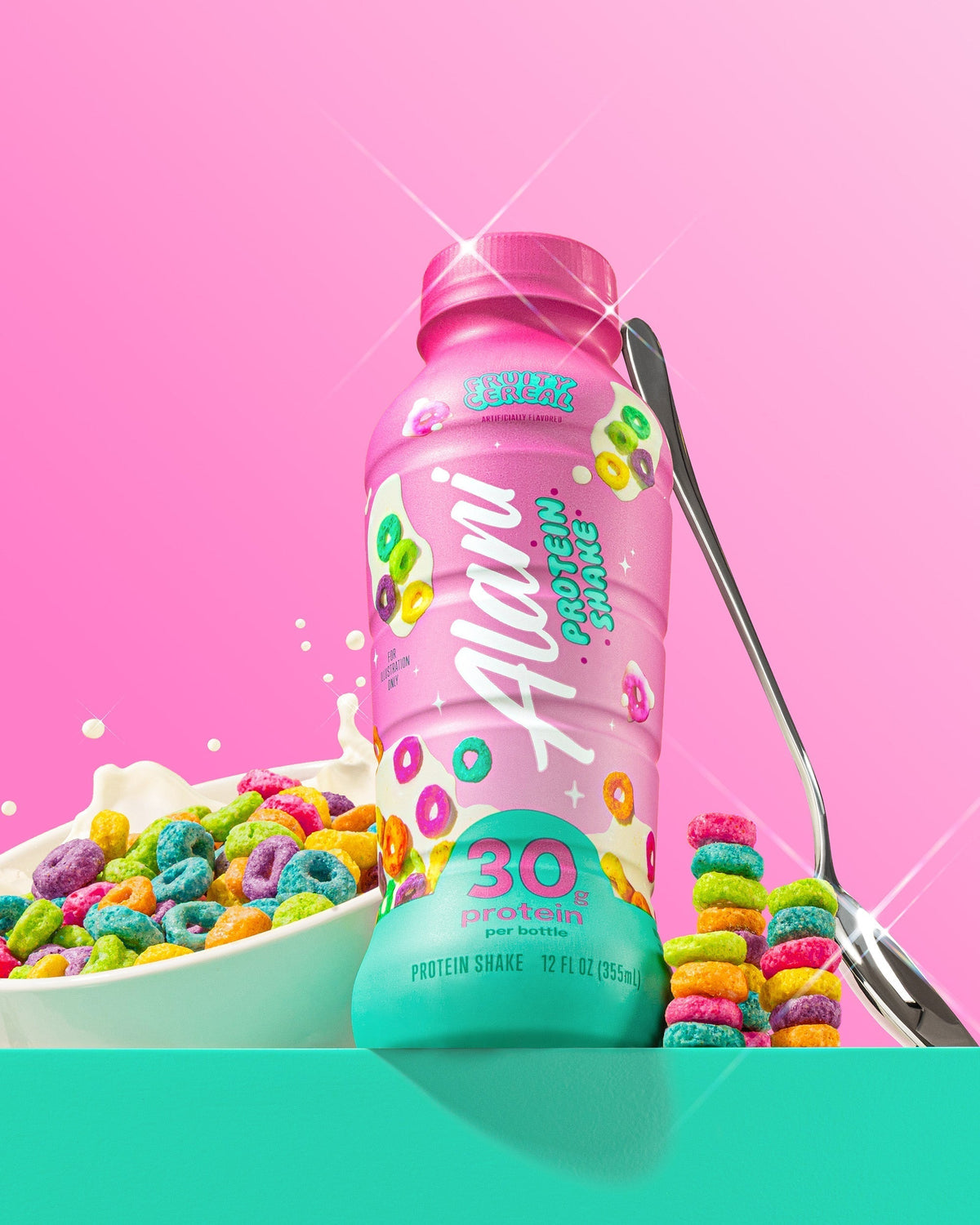 Alani Nu 30g protein shake - fruity cereal A0 - image 3