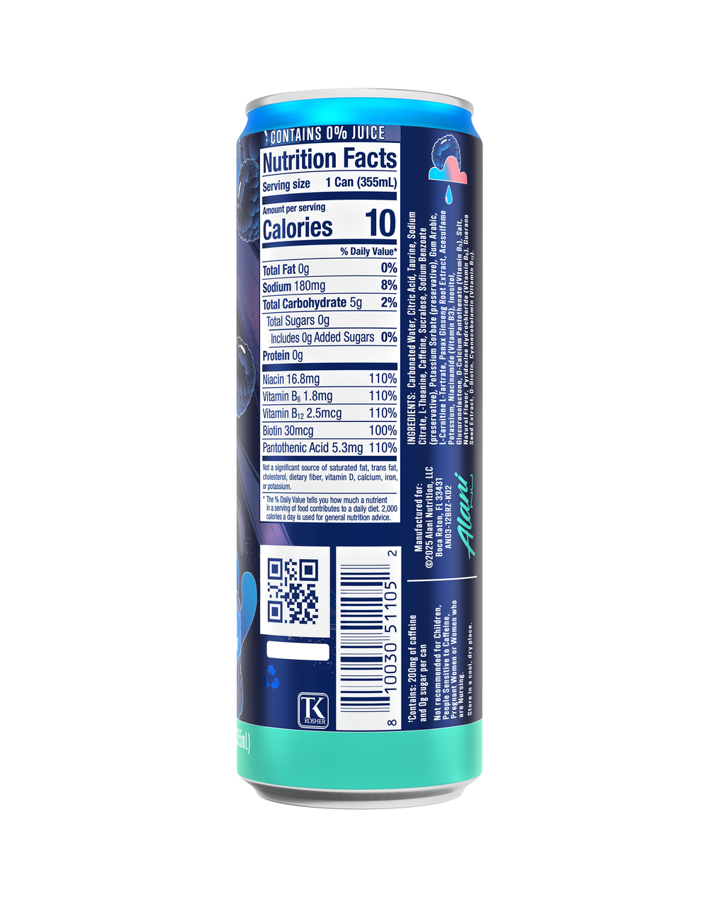 Alani Nu Energy Drink - Breezeberry X4 - image 3