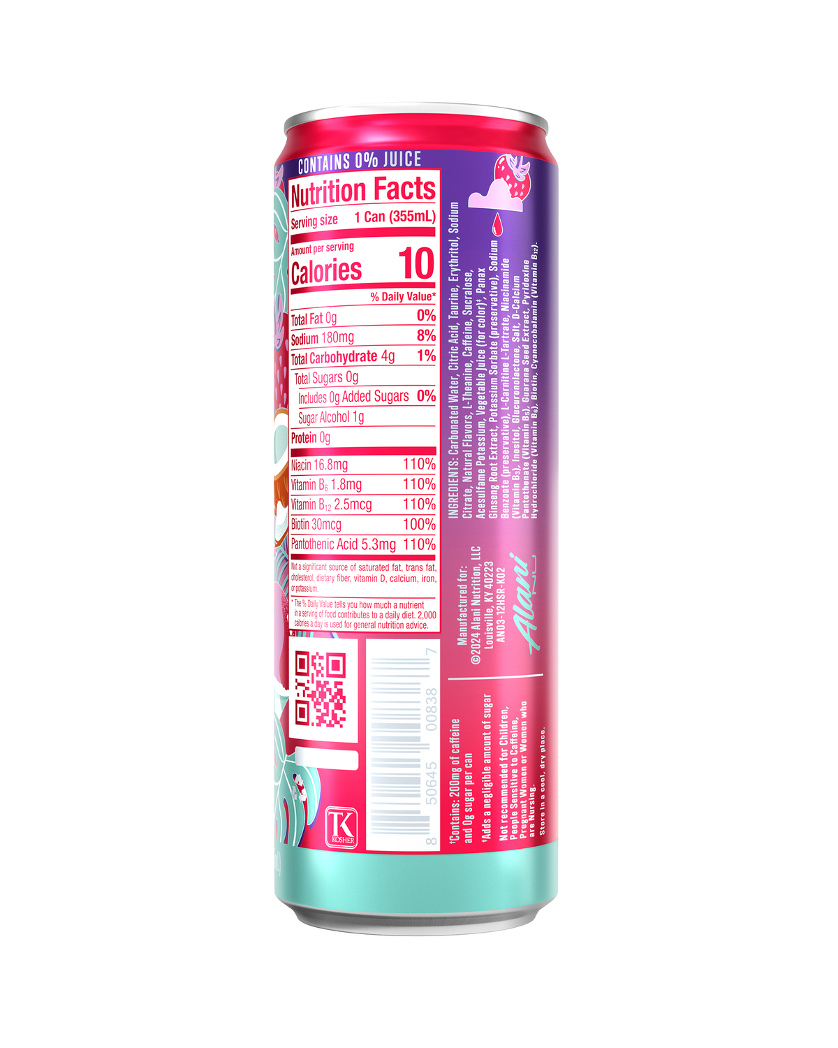 Alani Nu Energy Drink - Hawaiian Shaved Ice C5 - image 3