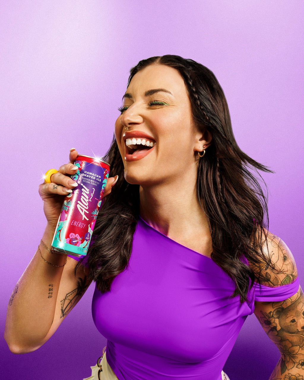Alani Nu Energy Drink - Hawaiian Shaved Ice C5 - image 5