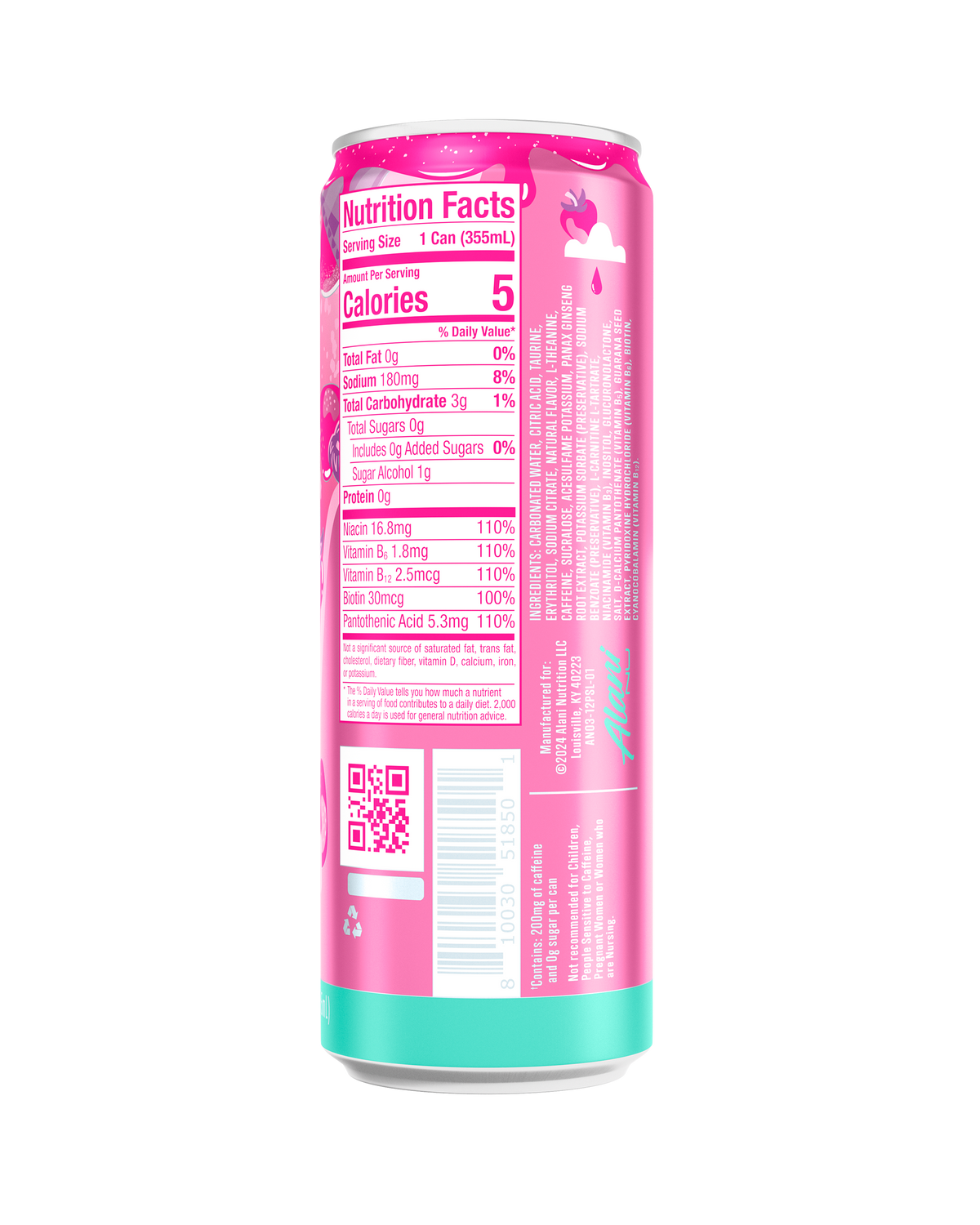 Alani Nu Energy Drink - Pink Slush G6 - image 3