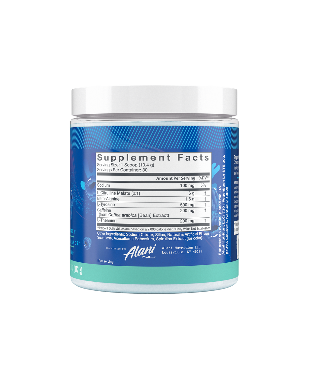 Alani Nu Pre-Workout - Breezeberry O8 - image 2