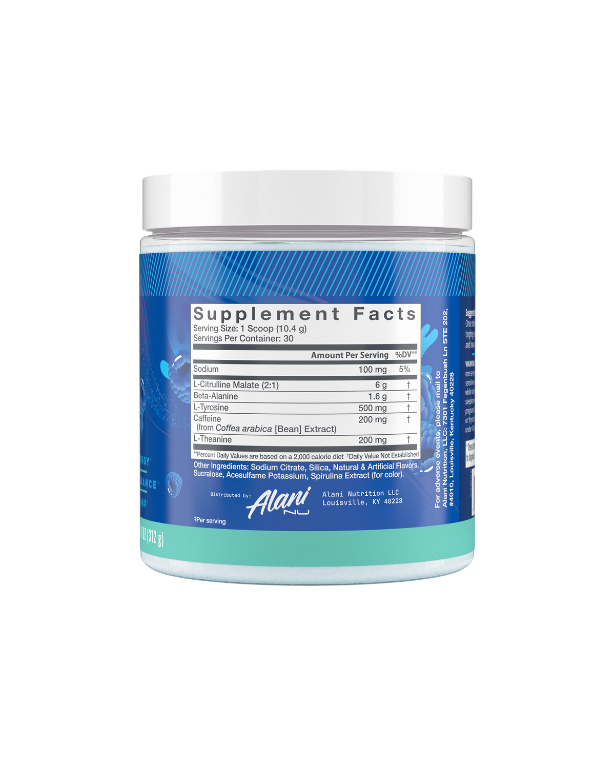 Alani Nu Pre-Workout - Breezeberry O8 - image 2