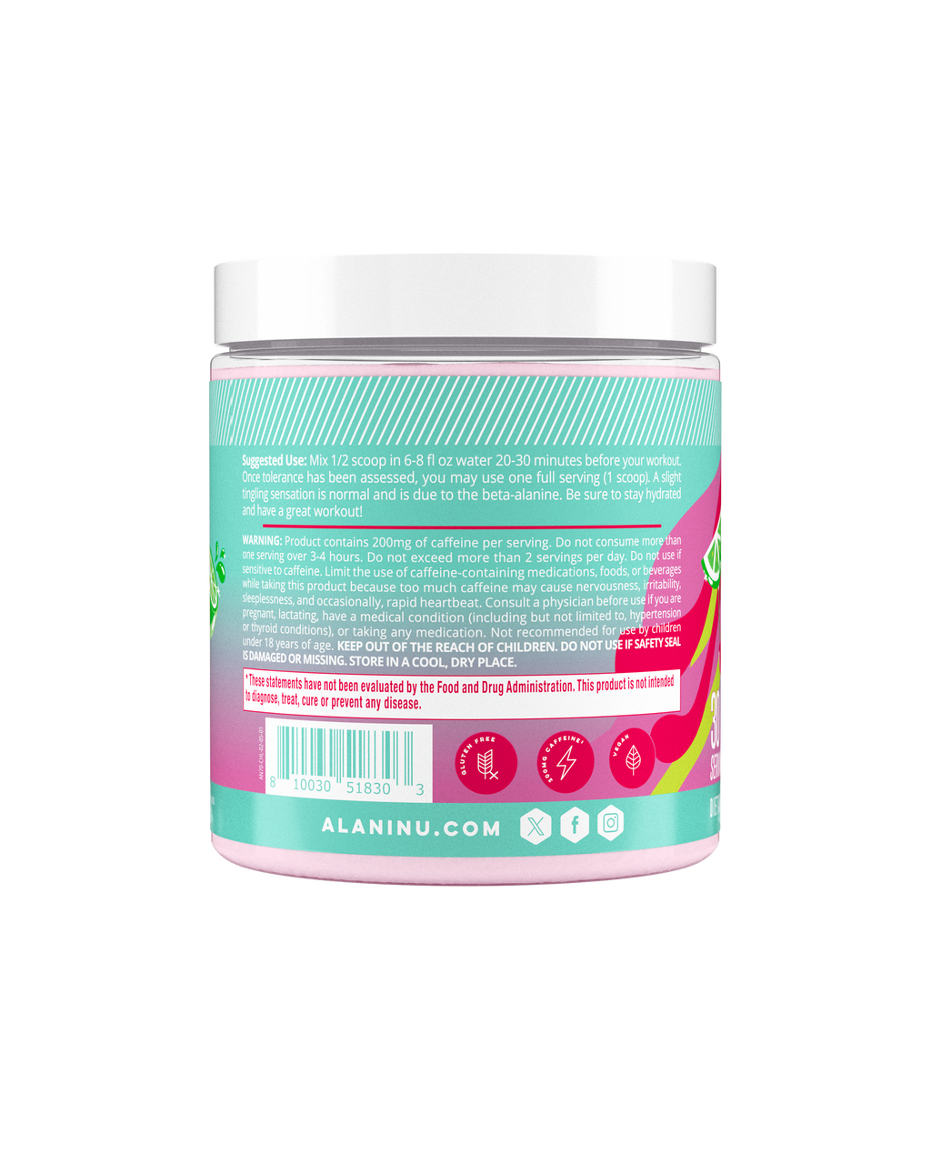 Alani Nu Pre-Workout - Cherry Twist H6 - image 3