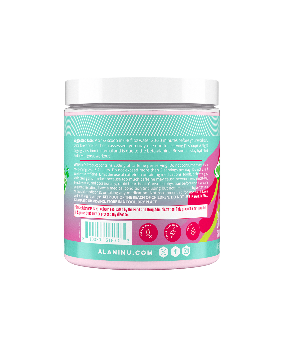 Alani Nu Pre-Workout - Cherry Twist G7 - image 3