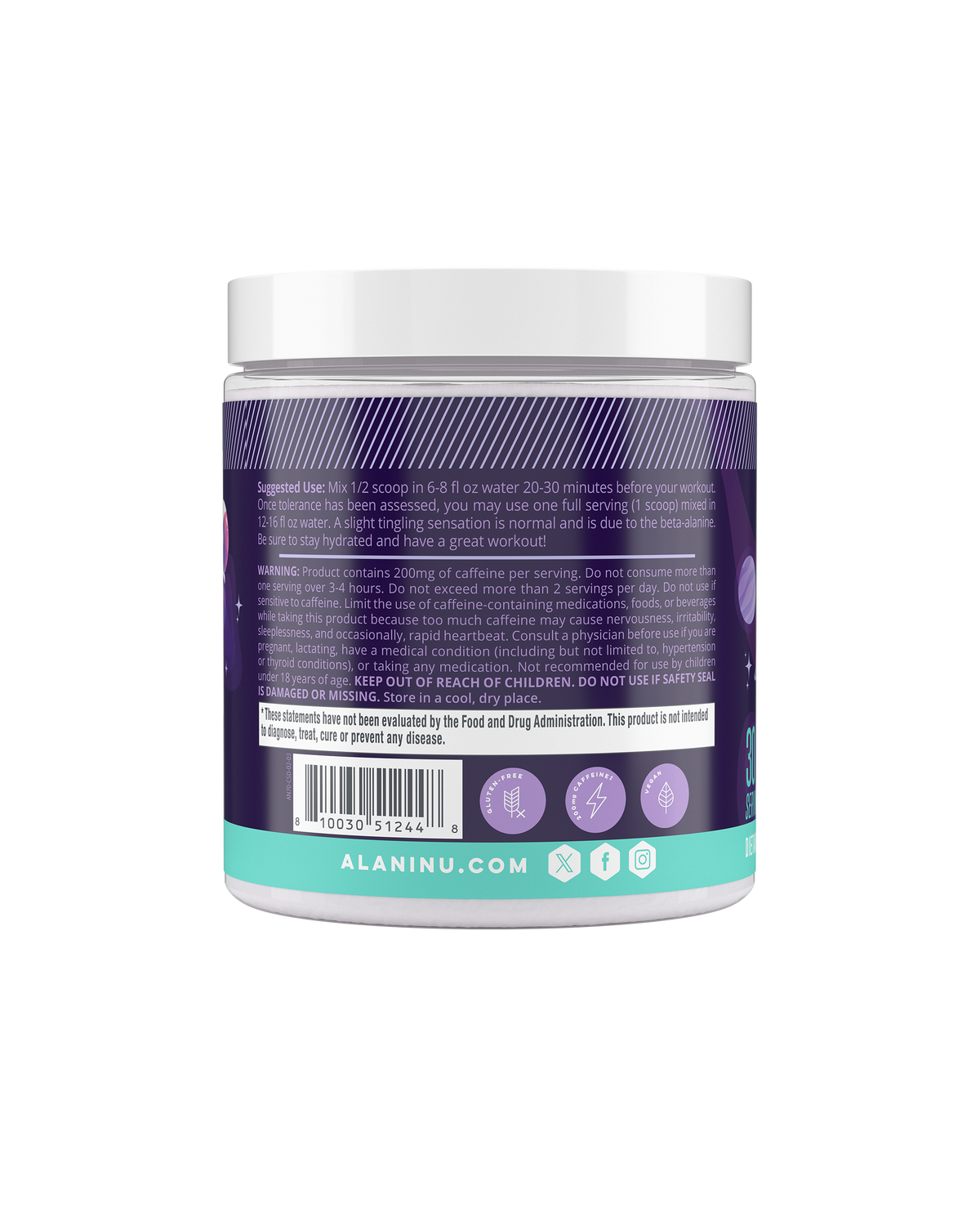 Alani Nu Pre-Workout - Cosmic Stardust G2 - image 3