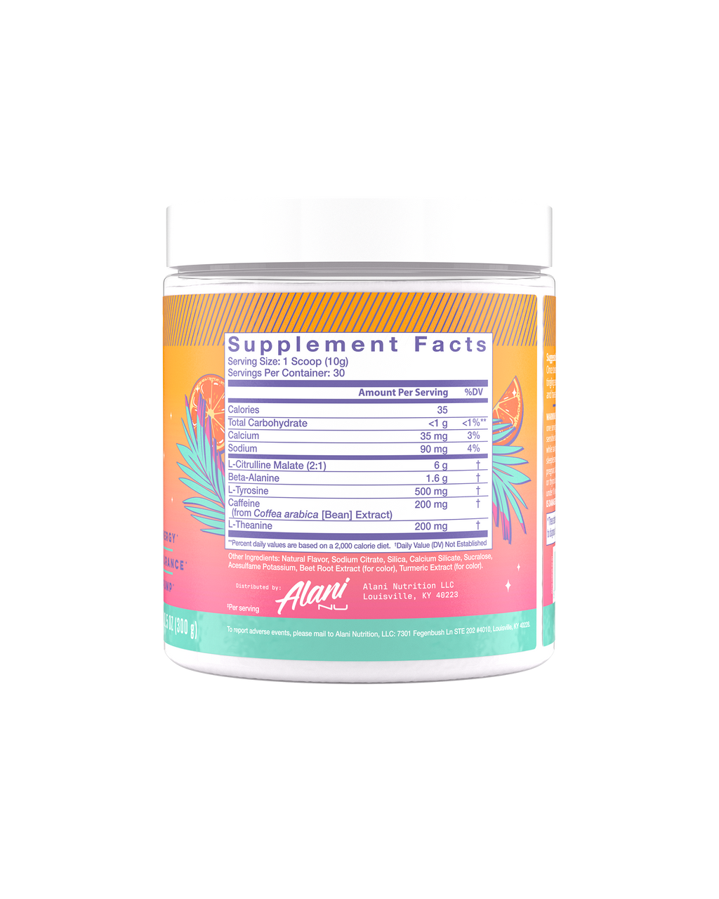 Alani Nu Pre-Workout - Orange Kiss O8 - image 2