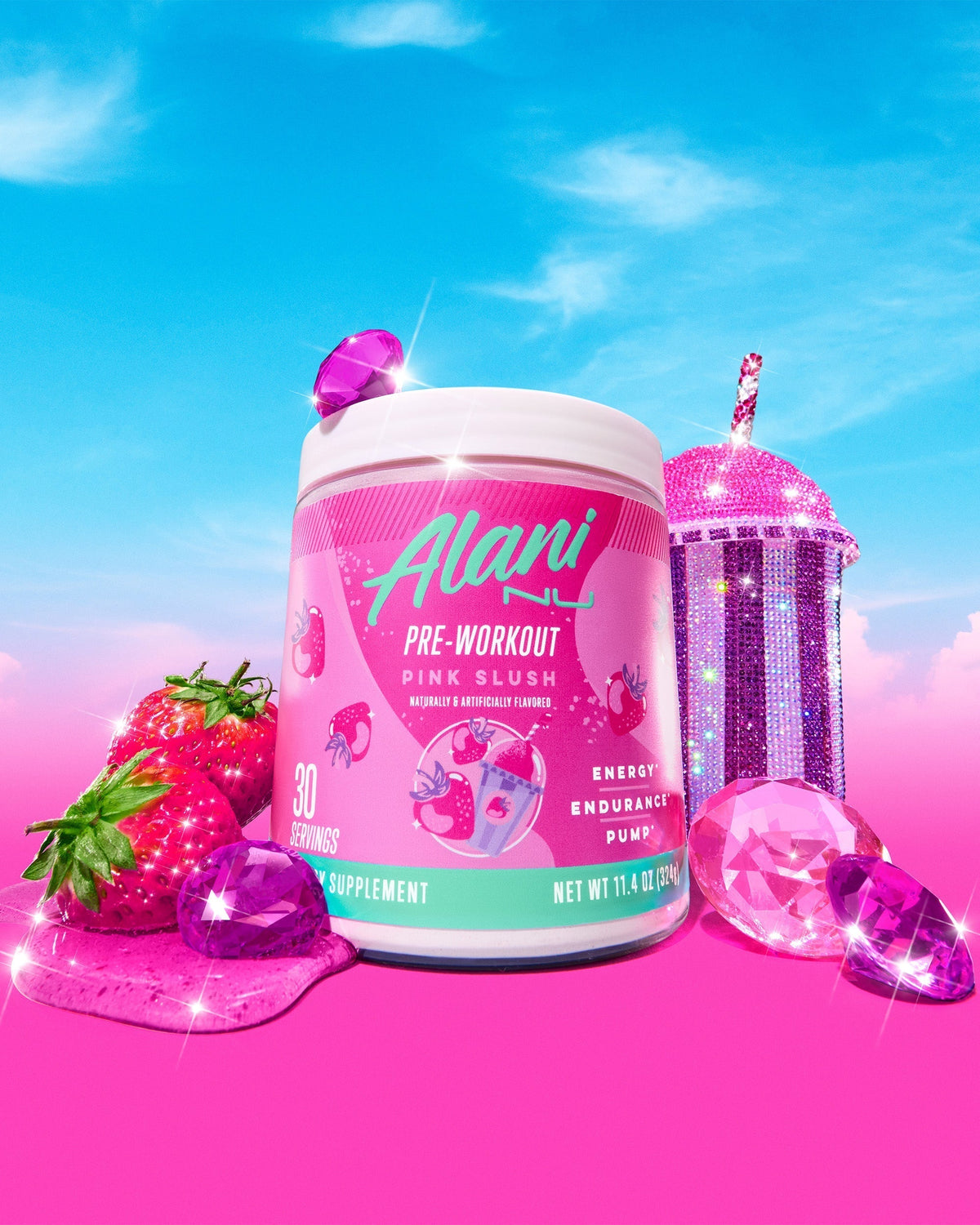 Alani Nu Pre-Workout - Pink Slush T6 - image 4