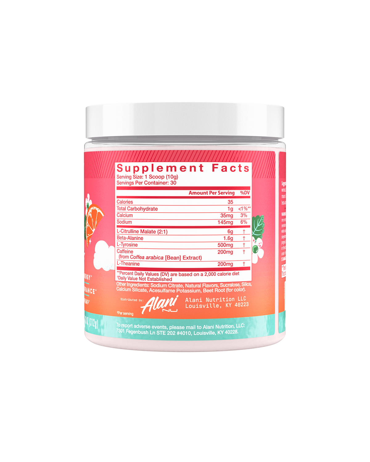Alani Nu Pre-Workout - Strawberry Sunrise S6 - image 2
