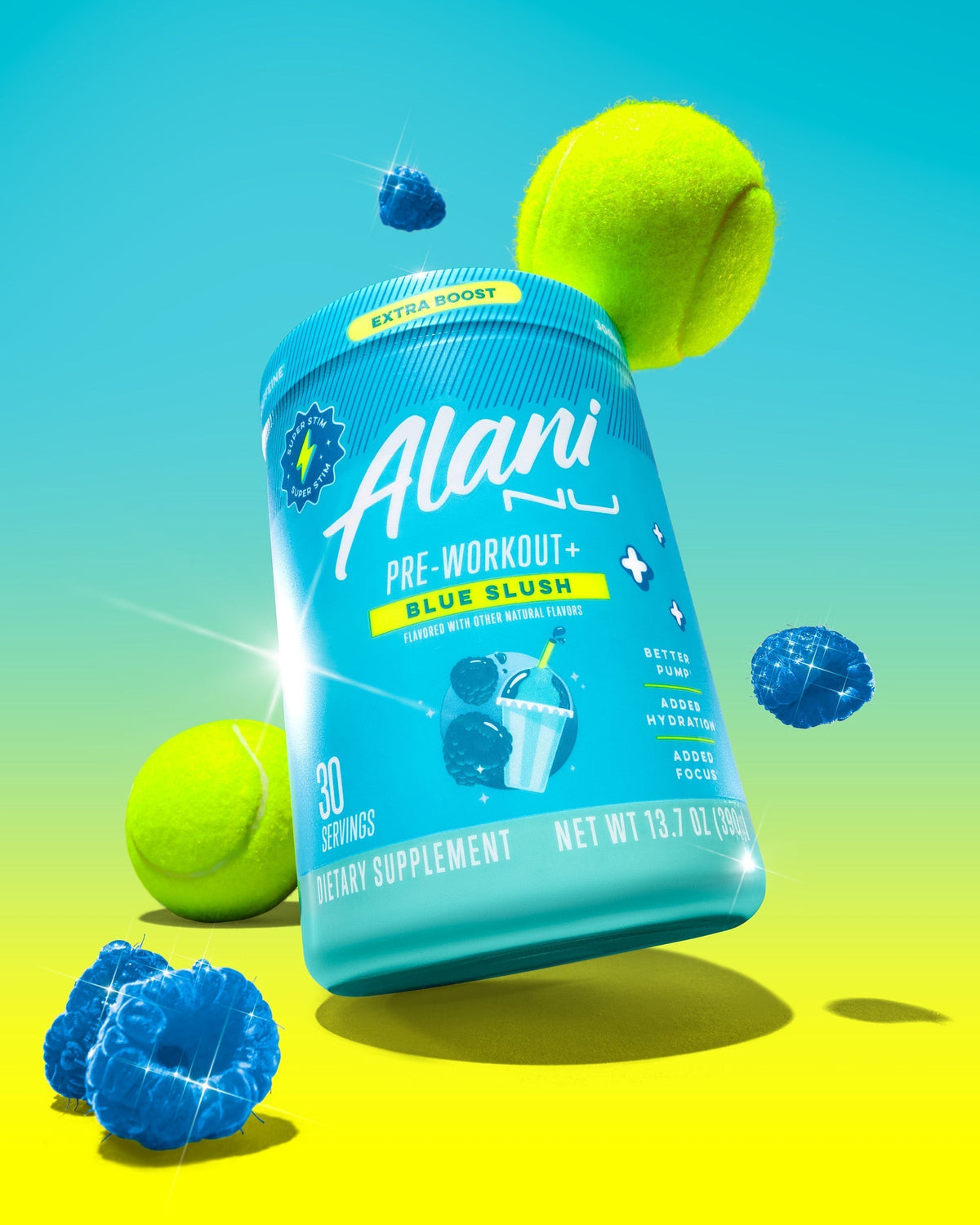 Alani Nu Pre-Workout+ - Blue Slush V4 - image 4