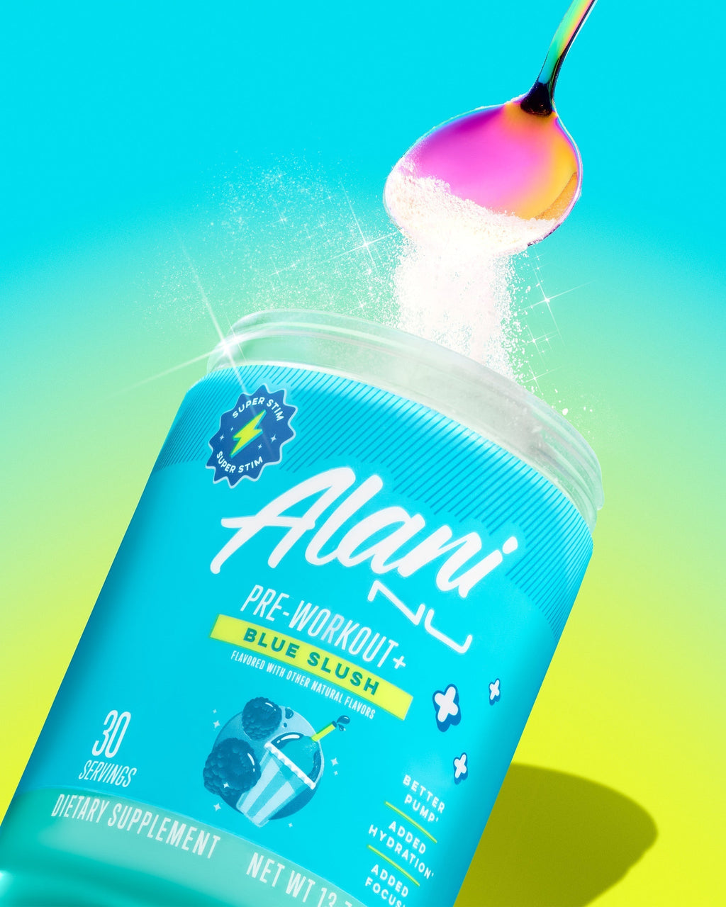 Alani Nu Pre-Workout+ - Blue Slush V4 - image 5