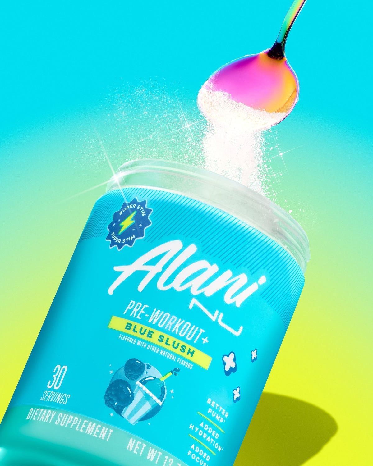 Alani Nu Pre-Workout+ - Blue Slush V4 - image 5