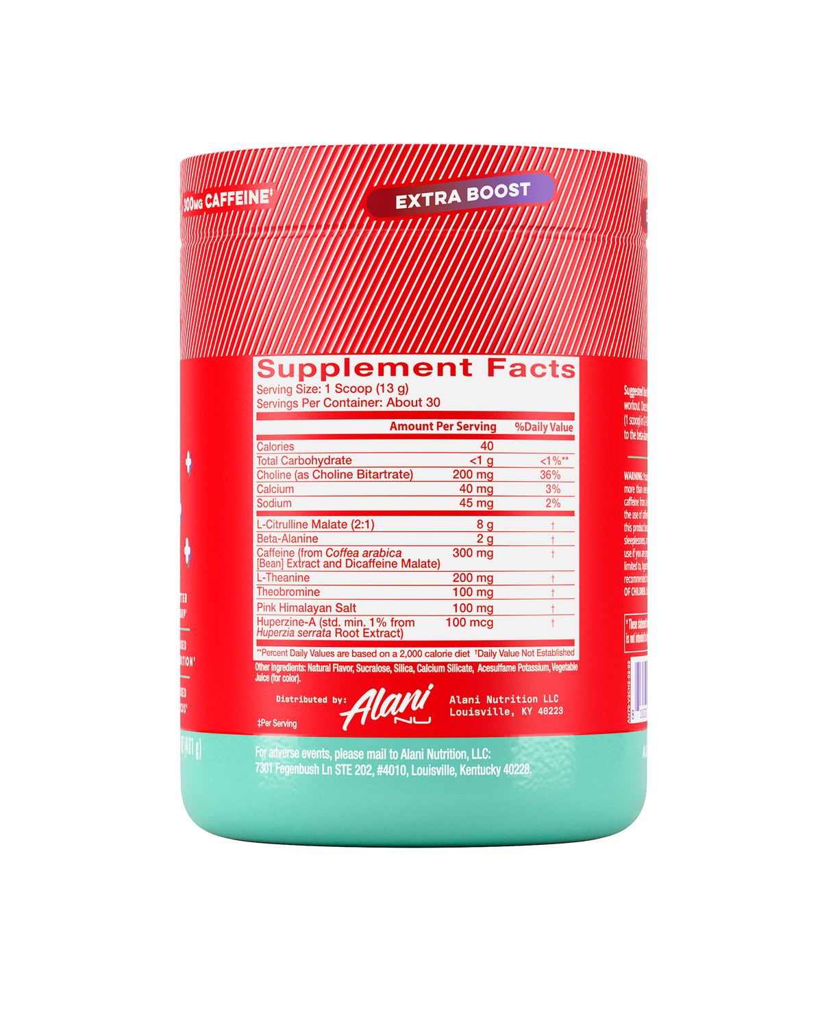 Alani Nu Pre-Workout+ - Cherry Slush R0 - image 2