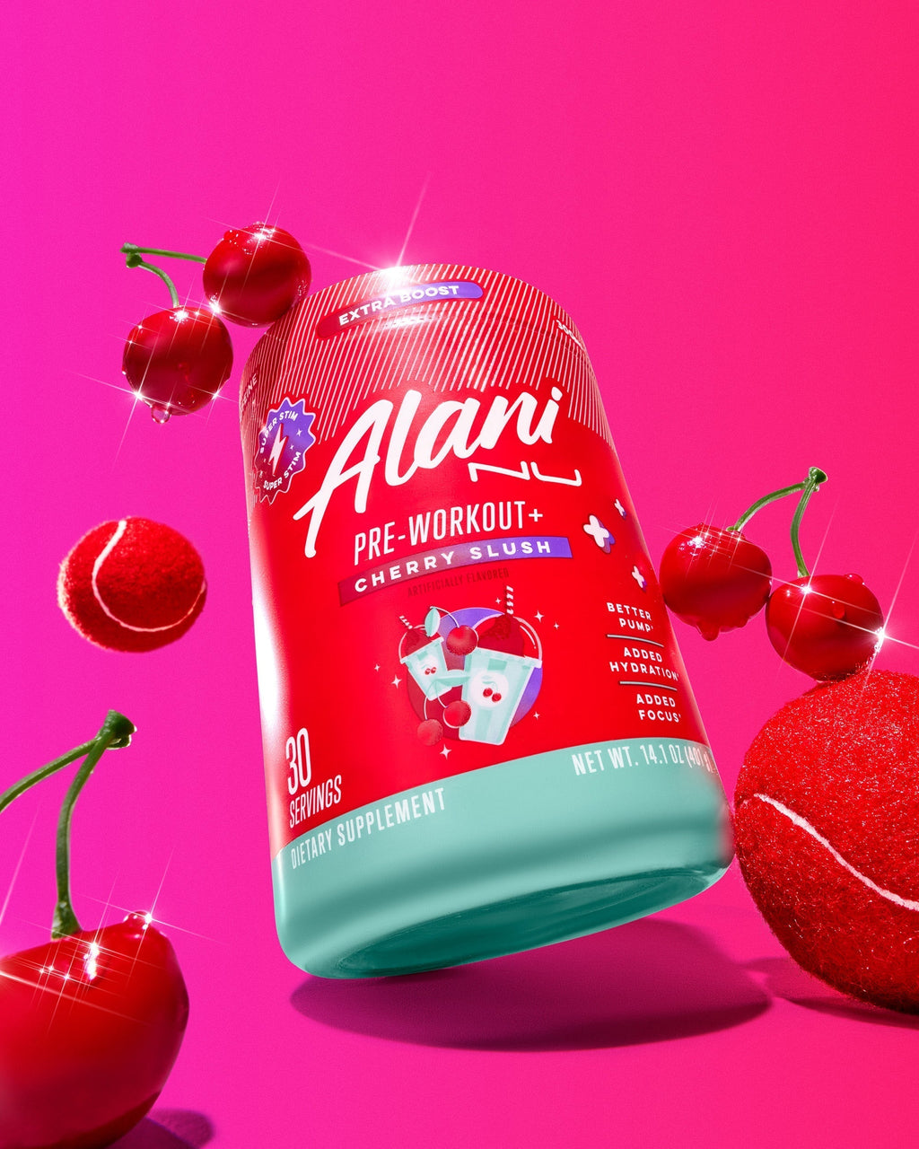 Alani Nu Pre-Workout+ - Cherry Slush H0 - image 4