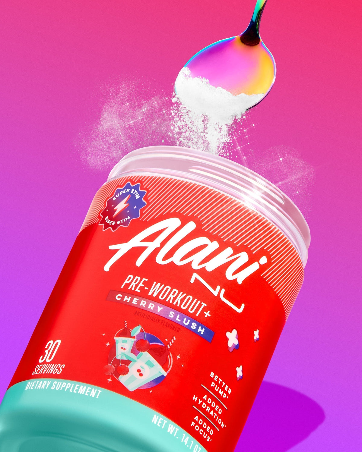 Alani Nu Pre-Workout+ - Cherry Slush H0 - image 5
