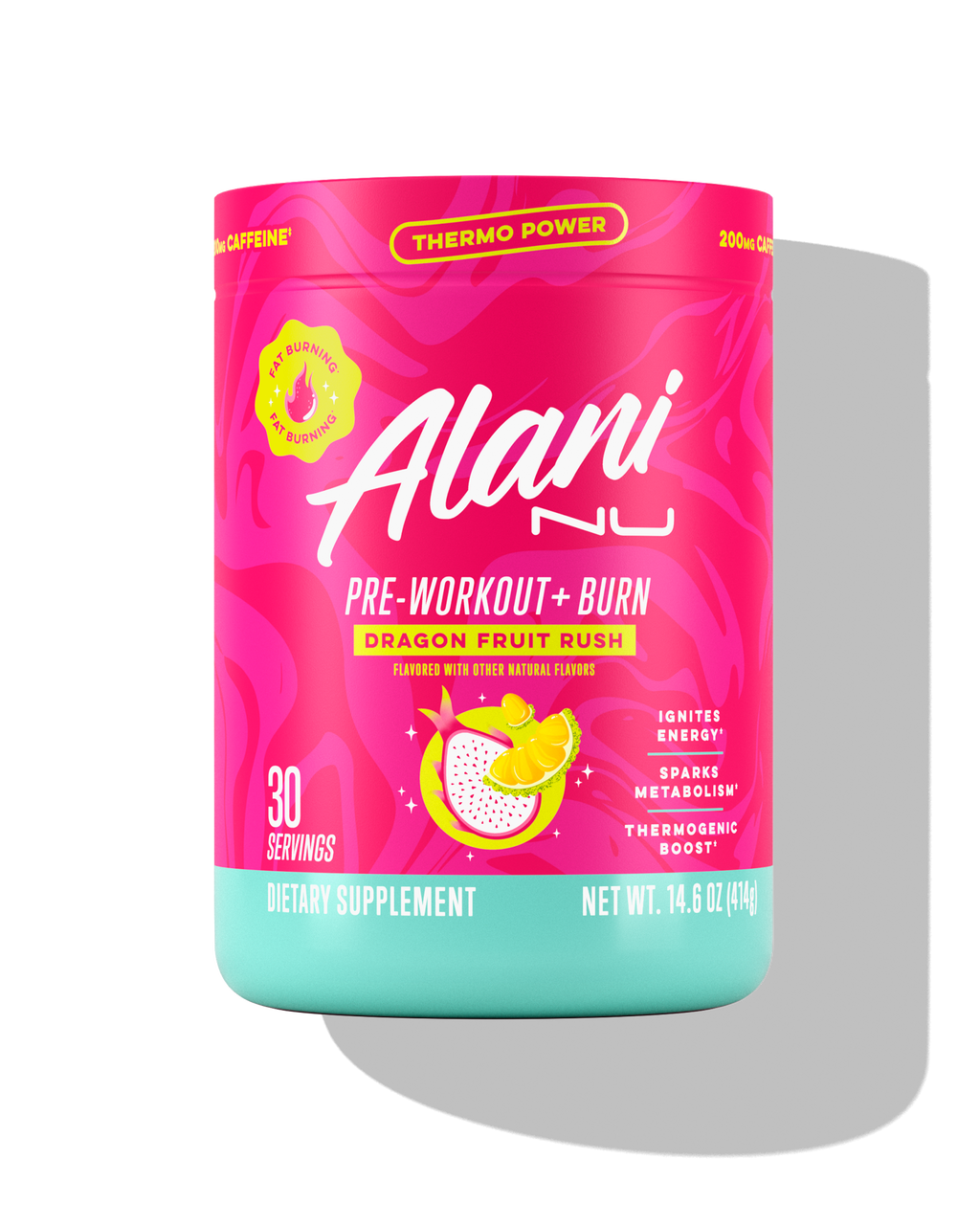Alani Nu Pre-Workout+ Burn - Dragon Fruit Rush P5 - image 1
