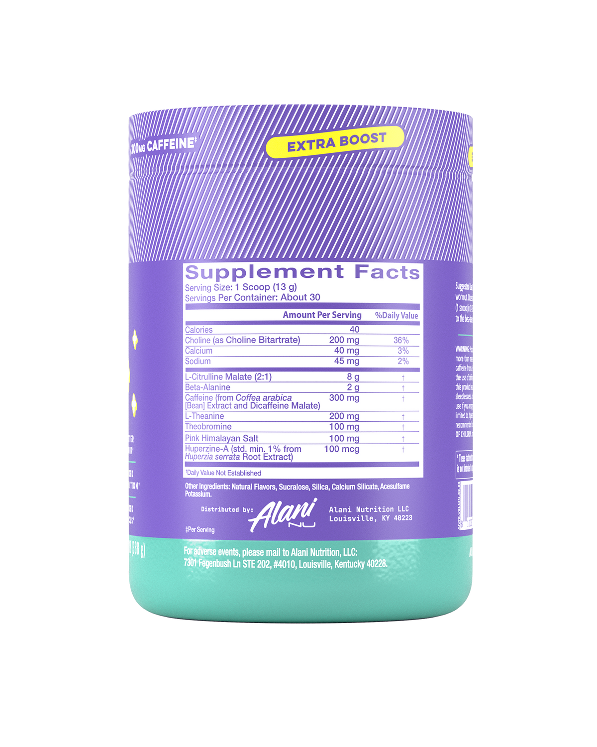 Alani Nu Pre-Workout+ - Frozen Lemonade Z1 - image 2
