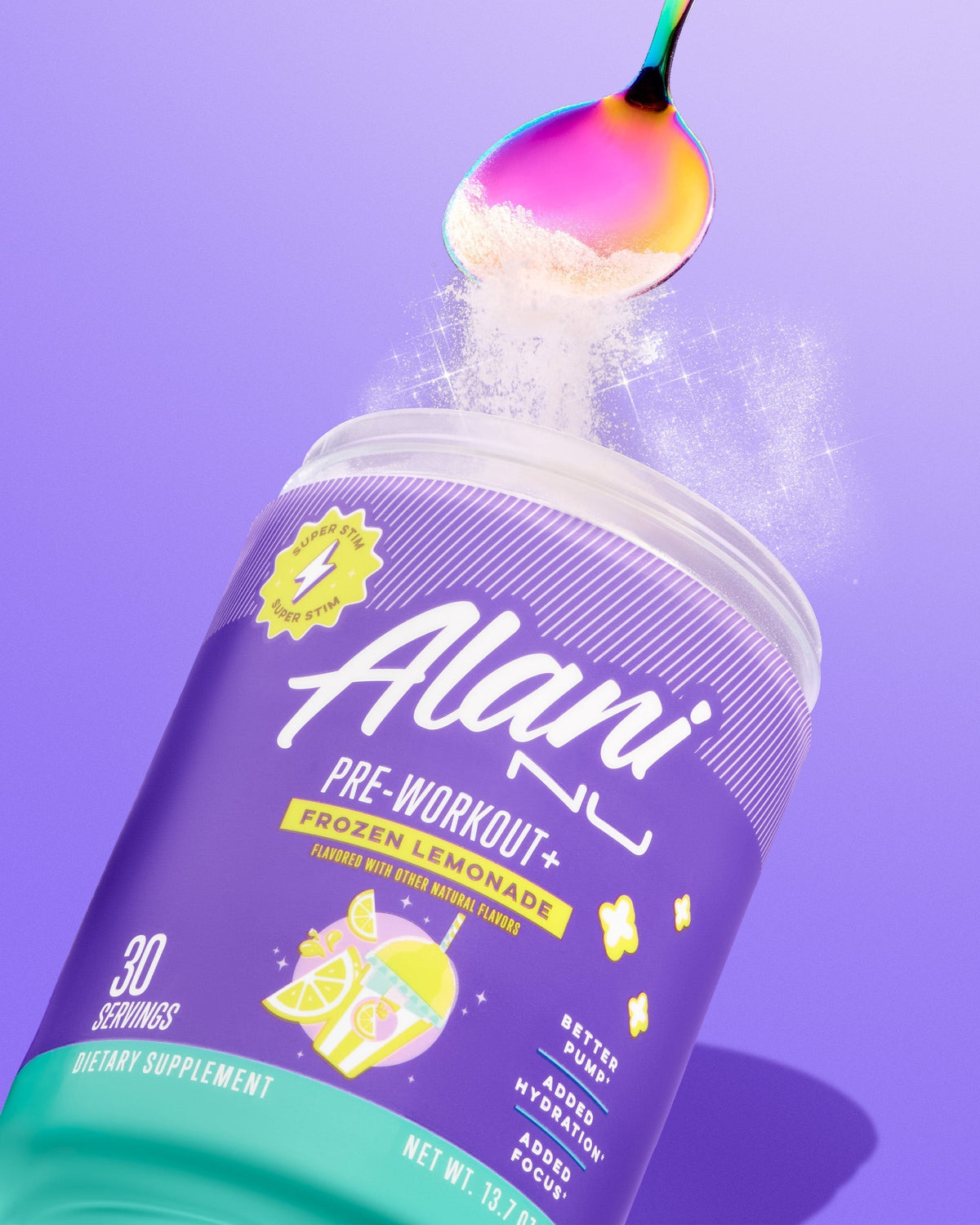 Alani Nu Pre-Workout+ - Frozen Lemonade Z1 - image 5