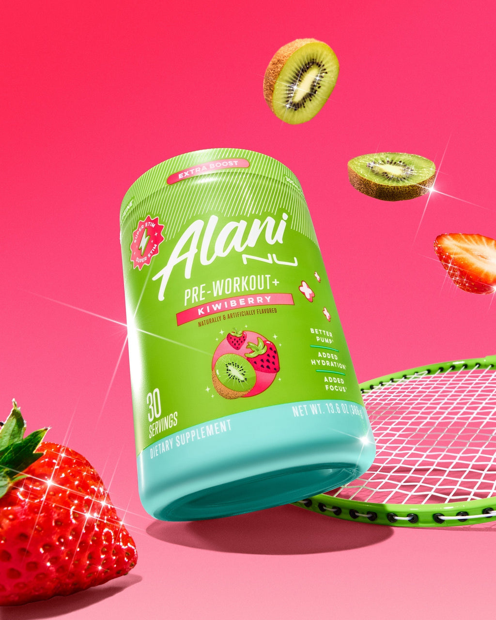 Alani Nu Pre-Workout+ - Kiwiberry E0 - image 4