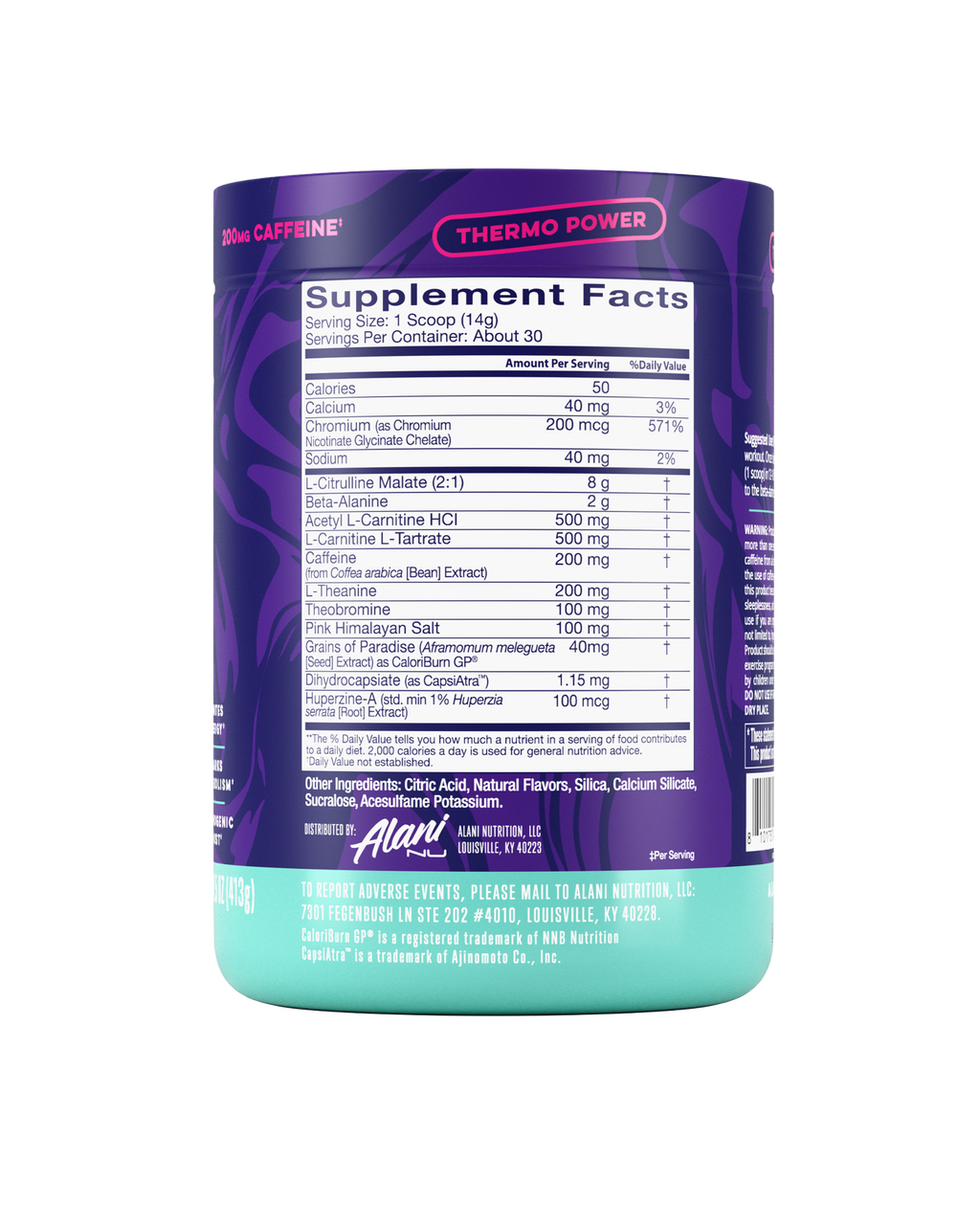 Alani Nu Pre-Workout+ Burn - Melonberry Blast S9 - image 2