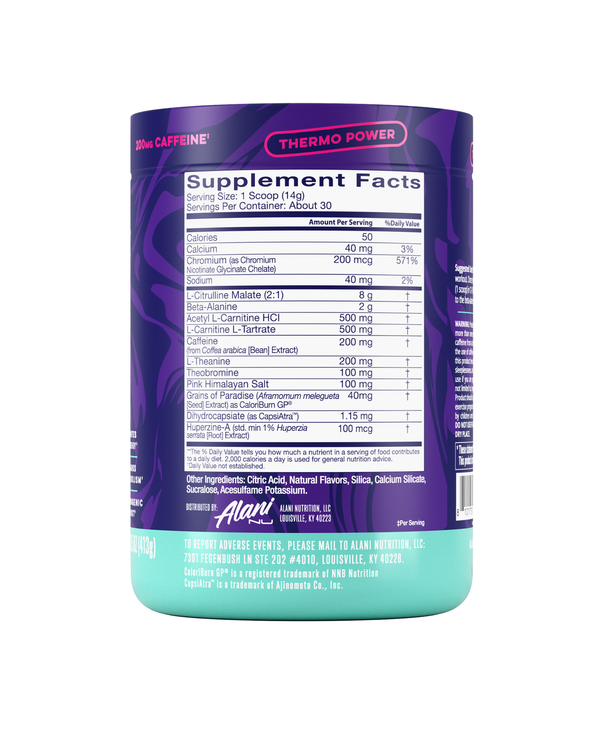 Alani Nu Pre-Workout+ Burn - Melonberry Blast S9 - image 2