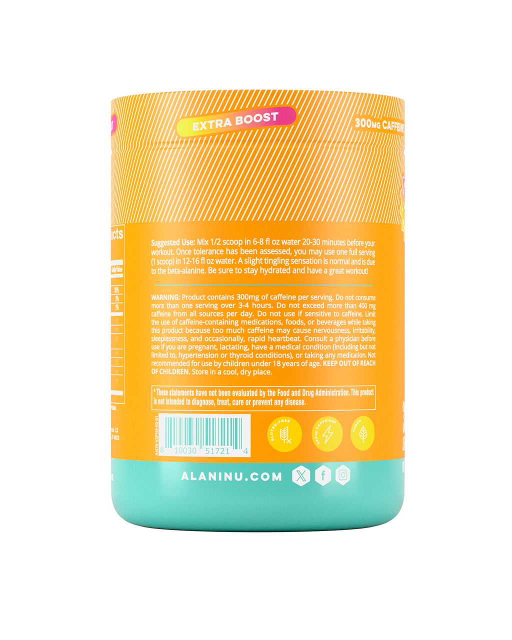 Alani Nu Pre-Workout+ - Paradise Swirl R0 - image 3