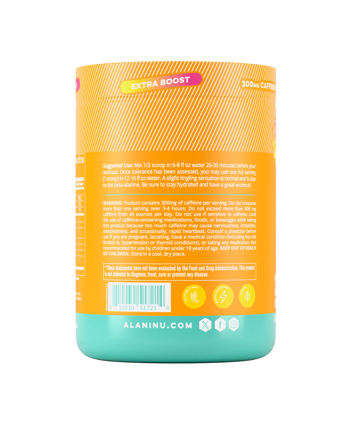 Alani Nu Pre-Workout+ - Paradise Swirl R0 - image 3