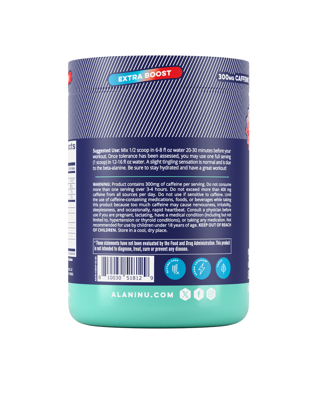Alani Nu Pre-Workout+ - Rocket Pop Y5 - image 3