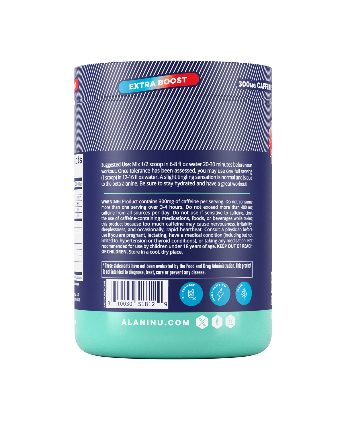 Alani Nu Pre-Workout+ - Rocket Pop Y5 - image 3