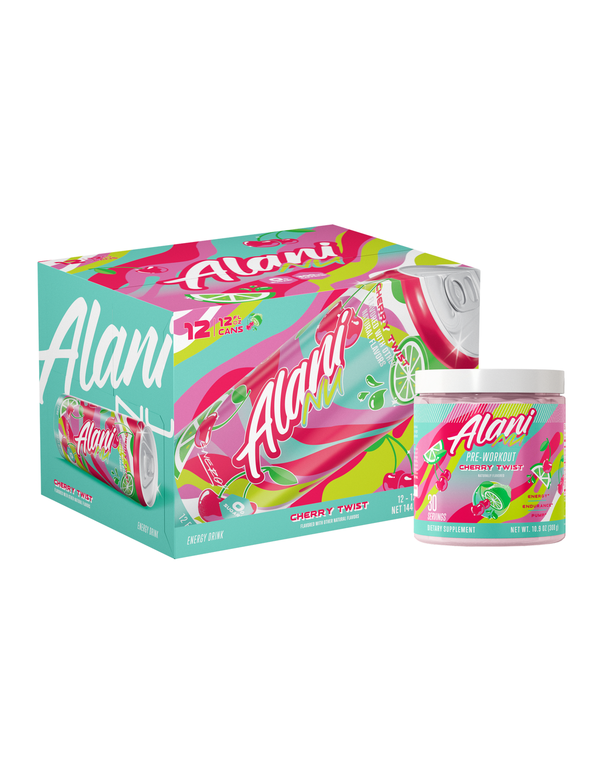 Alani Nu Energy Drink & Pre-Workout - Cherry Twist E0 - image 1