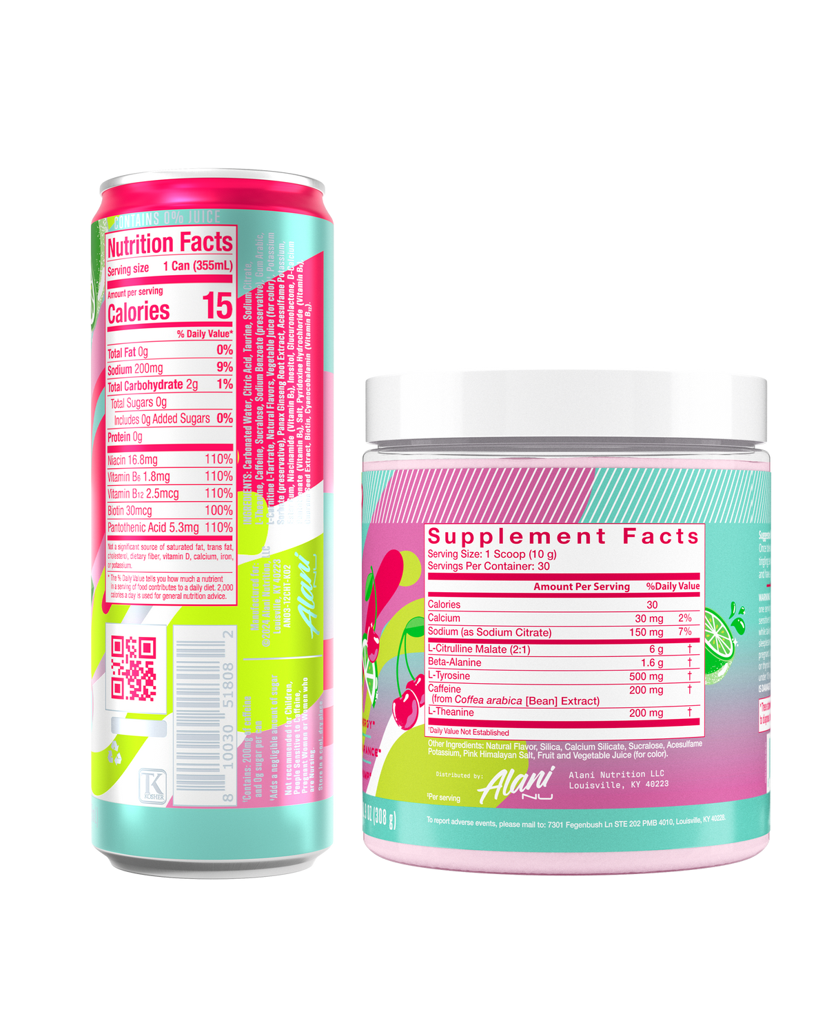 Alani Nu Energy Drink & Pre-Workout - Cherry Twist E0 - image 3