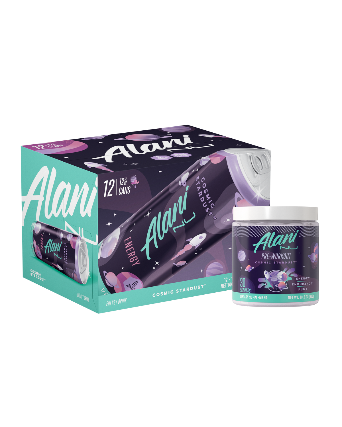 Alani Nu Energy Drink & Pre-Workout - Cosmic Stardust Z8 - image 1