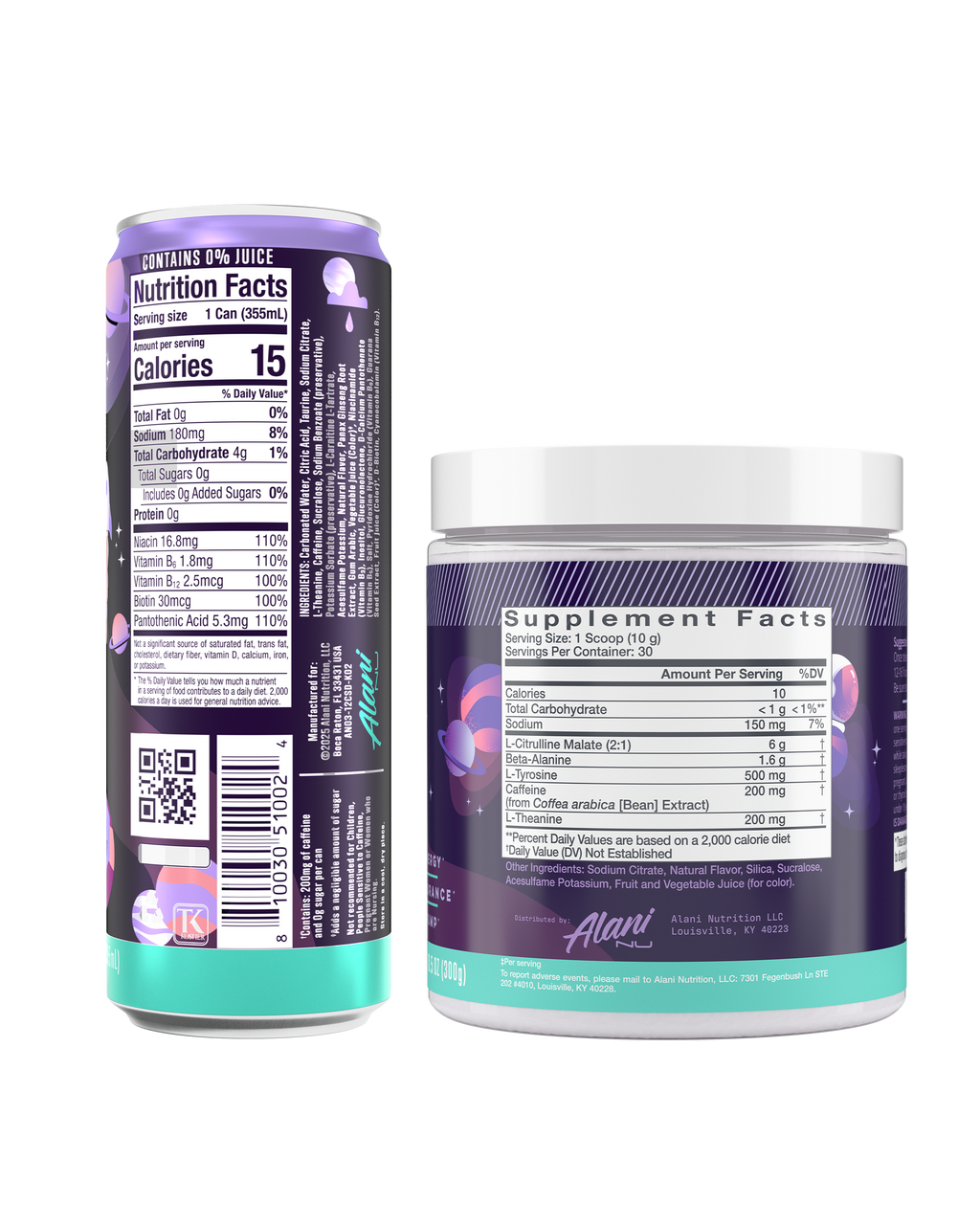 Alani Nu Energy Drink & Pre-Workout - Cosmic Stardust Z8 - image 2