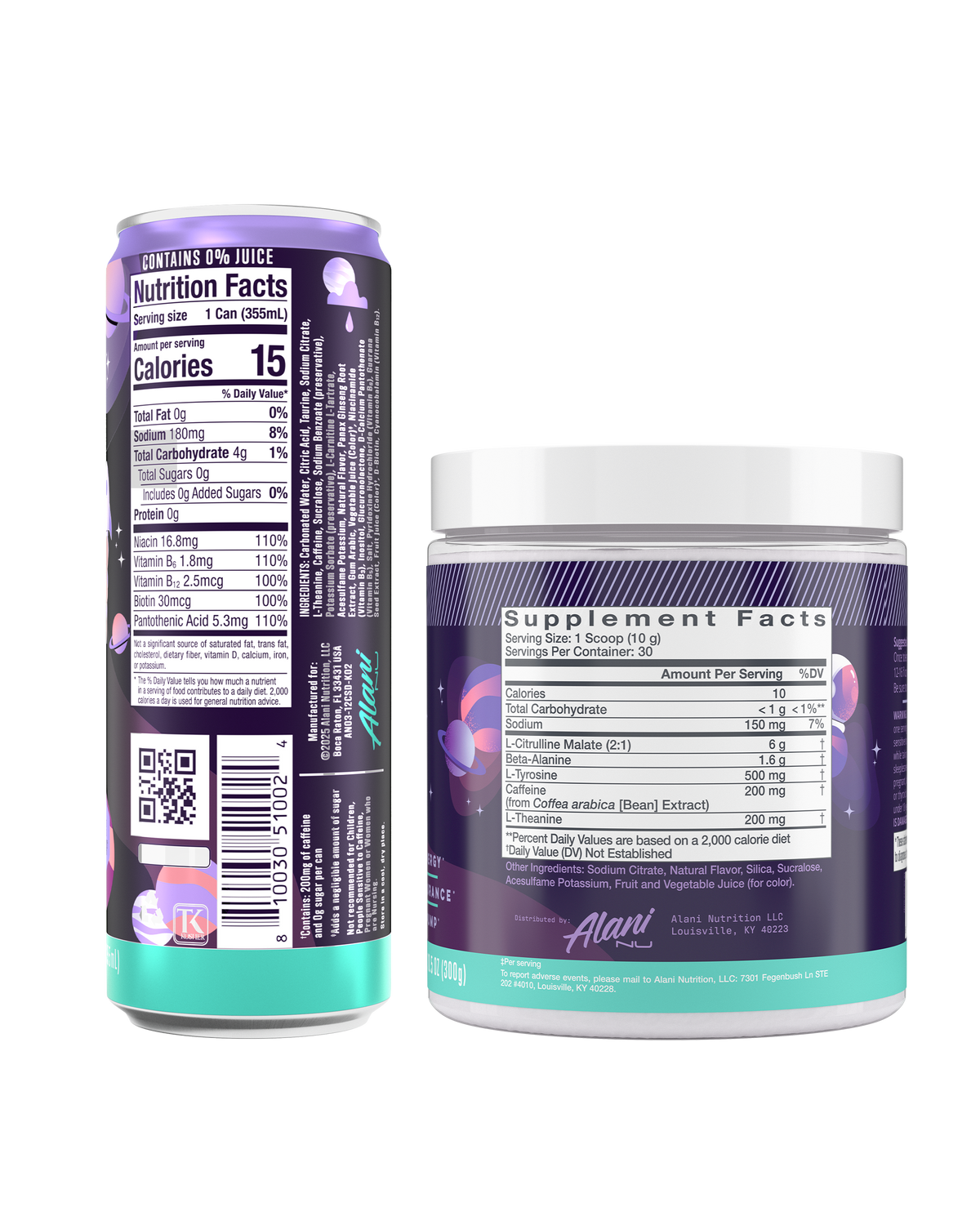 Alani Nu Energy Drink & Pre-Workout - Cosmic Stardust Z8 - image 2