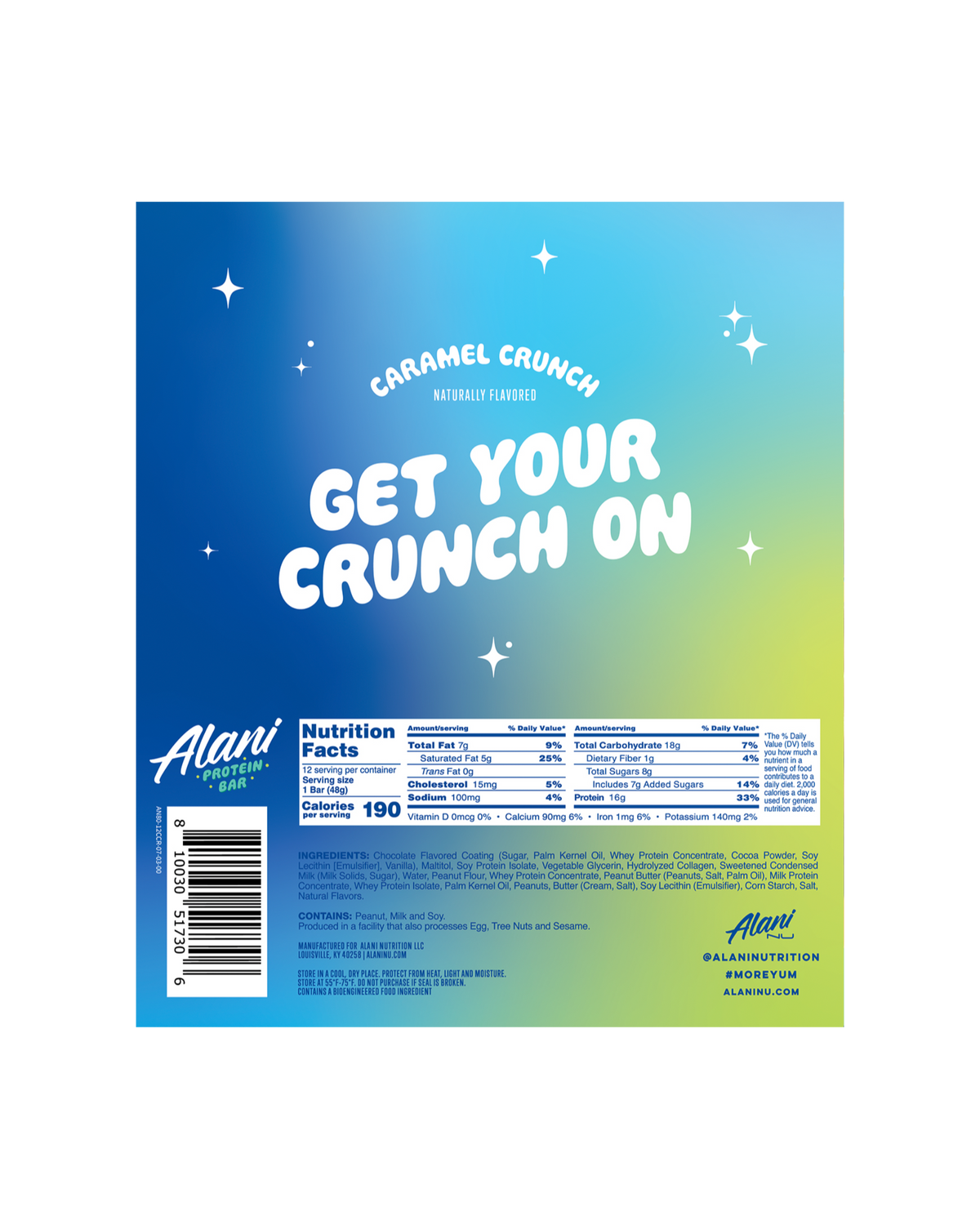 Alani Nu Protein Bar - Caramel Crunch G1 - image 3