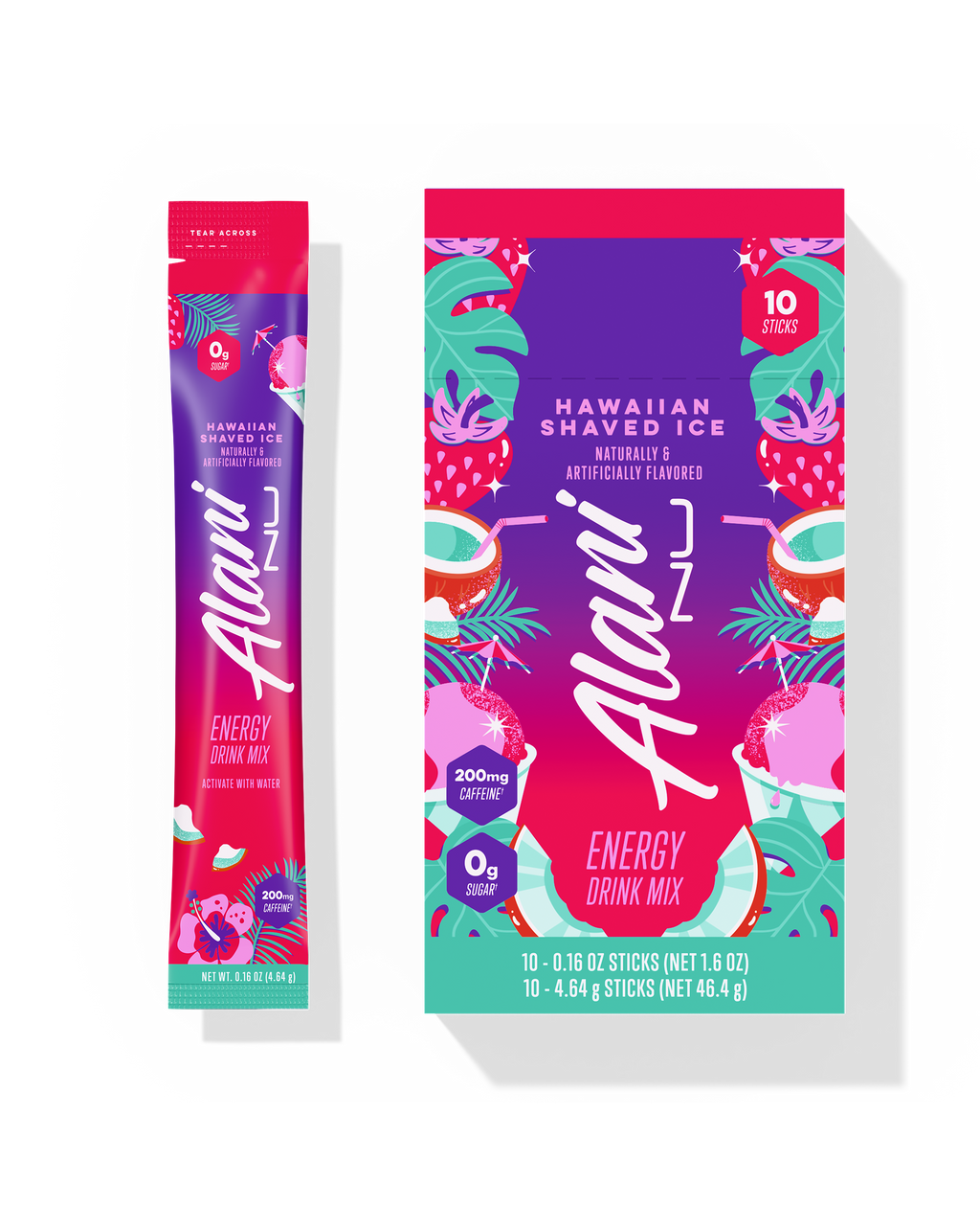 Alani Nu Energy Sticks - Hawaiian Shaved Ice P6 - image 1