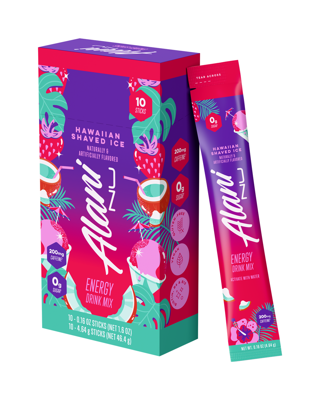 Alani Nu Energy Sticks - Hawaiian Shaved Ice P6 - image 2
