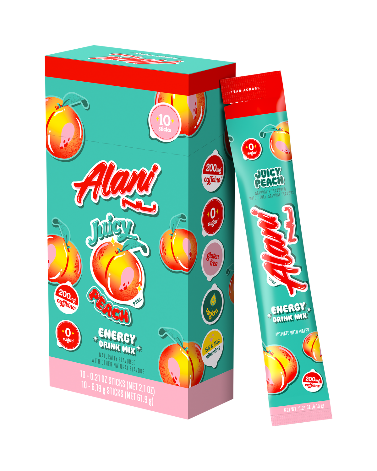 Alani Nu Energy Sticks - Juicy Peach M2 - image 2