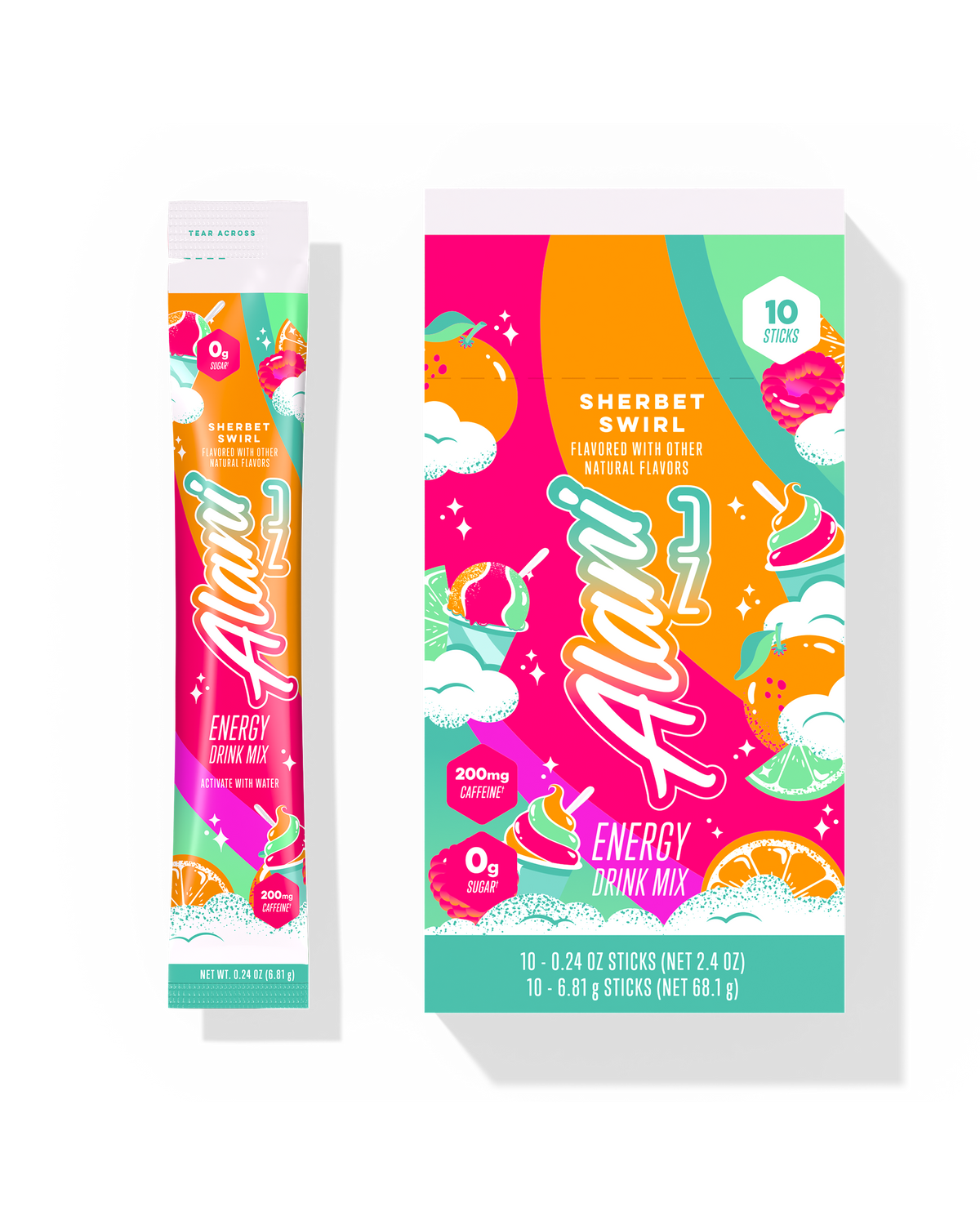 Alani Nu Energy Sticks - Sherbet Swirl K6 - image 1