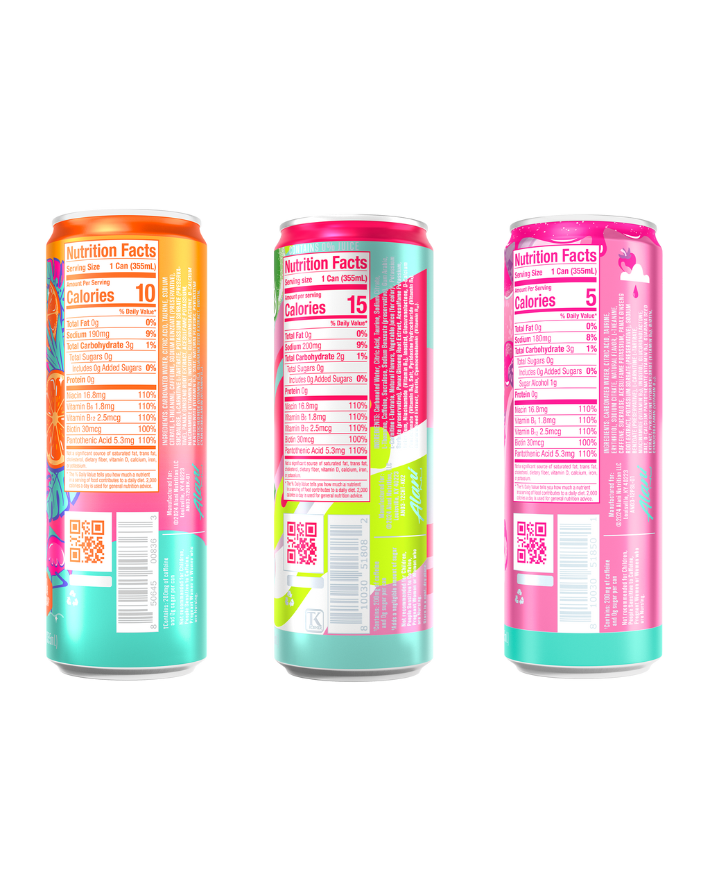 Alani Nu Energy Variety Pack - Sunshine Mix J3 - image 3