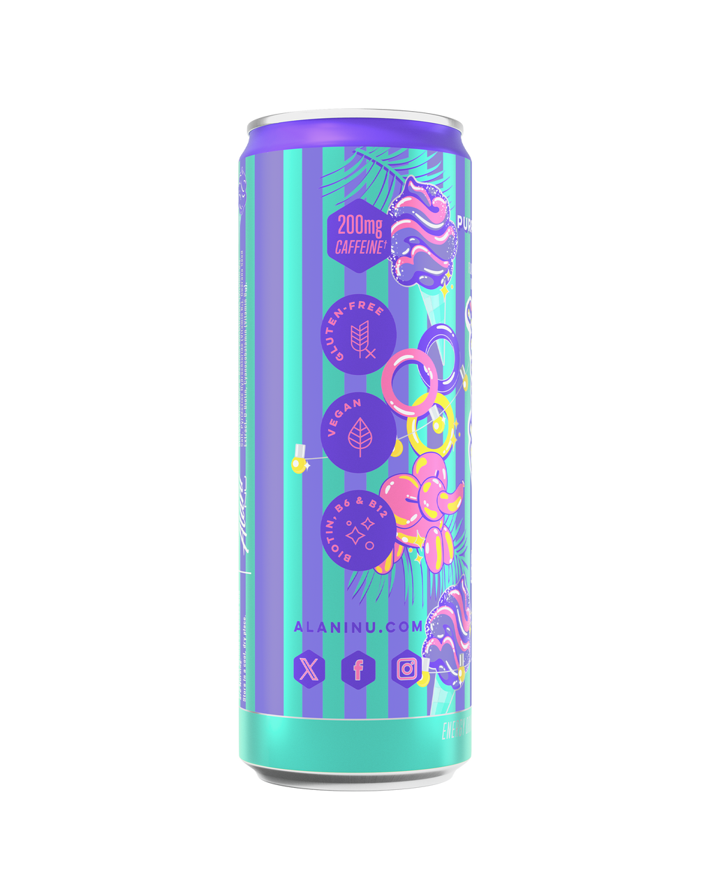 Alani Nu Energy Drink - Purple Cotton Candy U3 - image 2