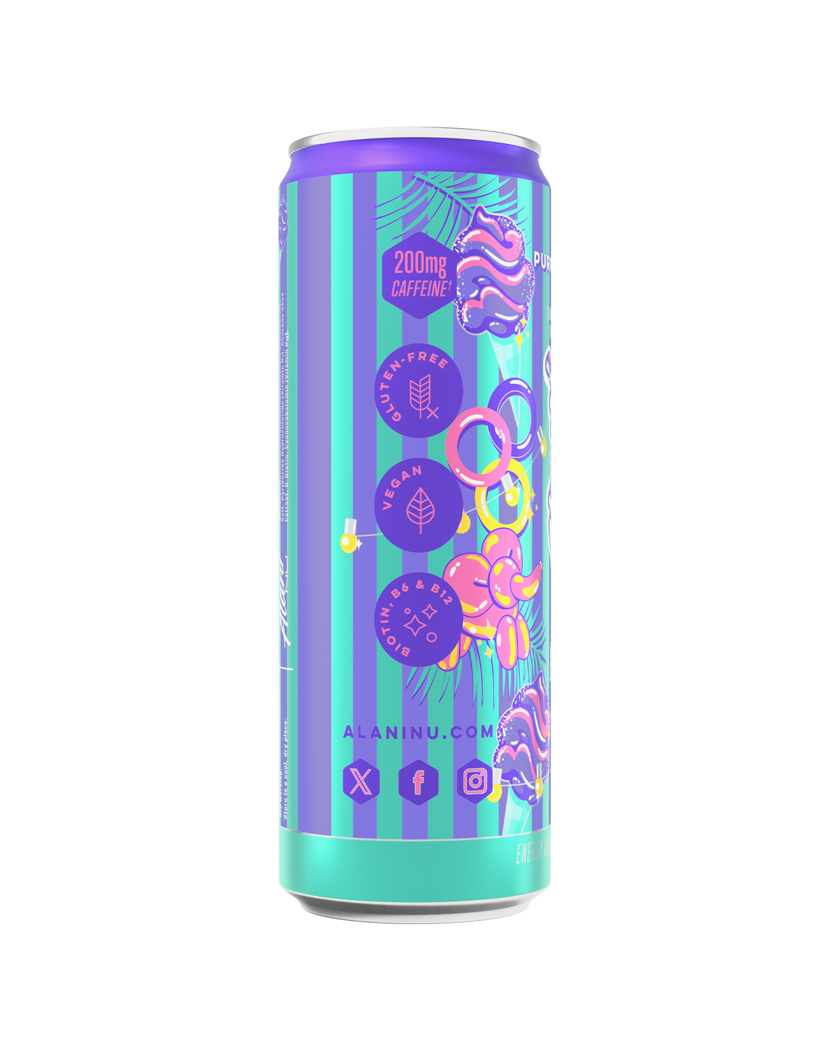Alani Nu Energy Drink - Purple Cotton Candy U3 - image 2