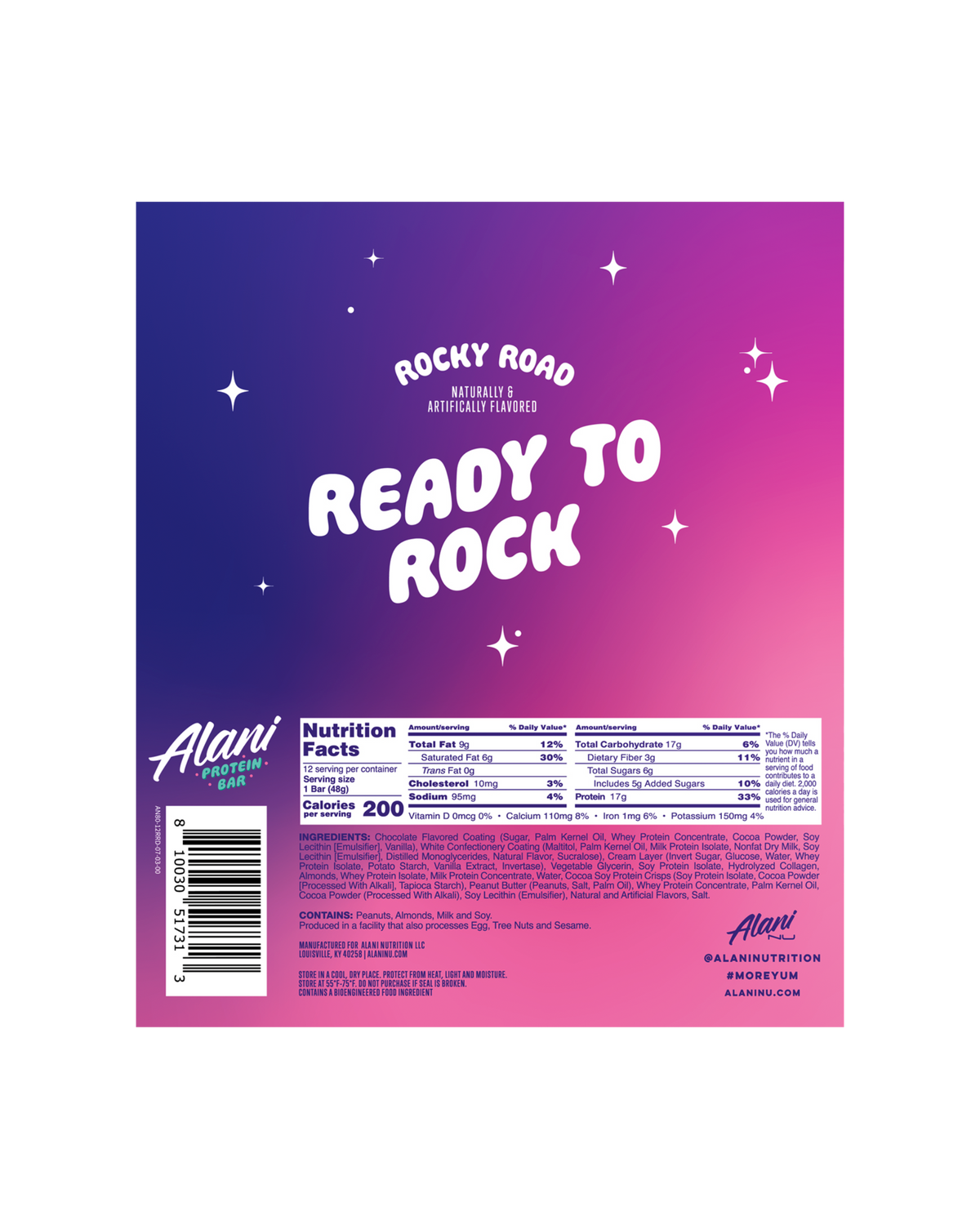Alani Nu Protein Bar - Rocky Road B3 - image 3