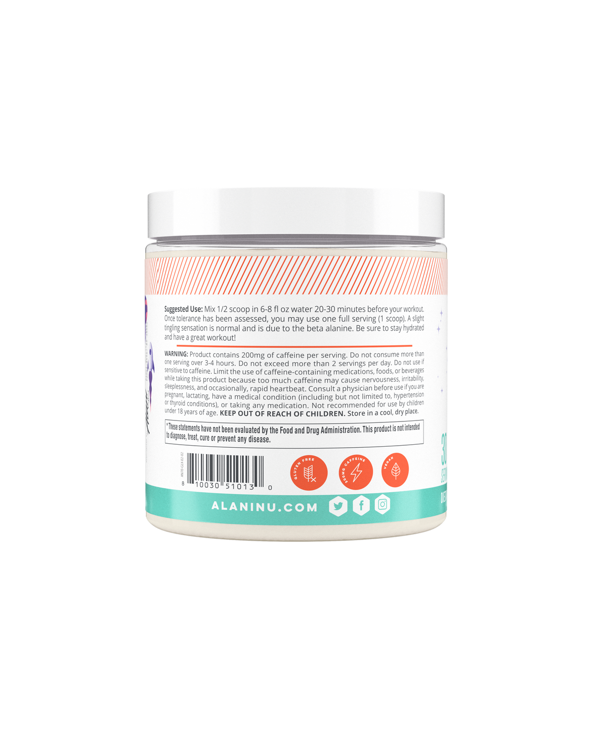 Alani Nu Pre-Workout - Galaxy Lemonade Y1 - image 2