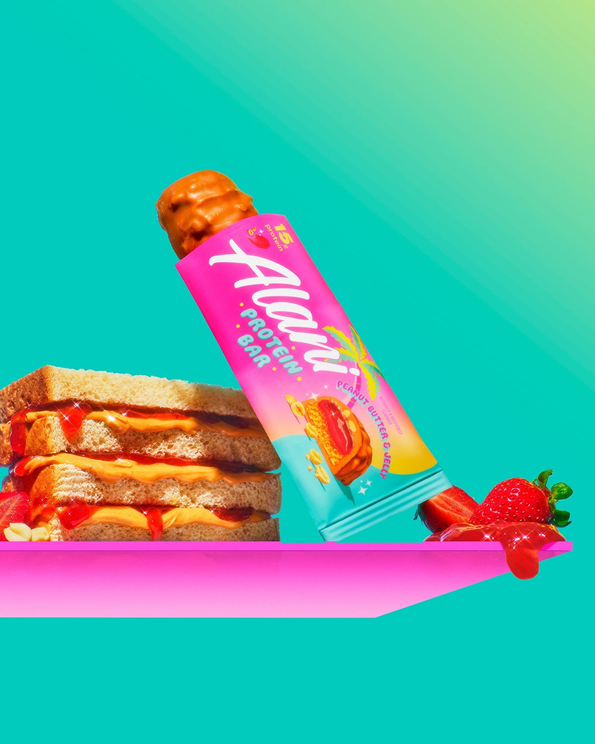 Alani Nu Protein Bar - Peanut Butter & Jelly X9 - image 6